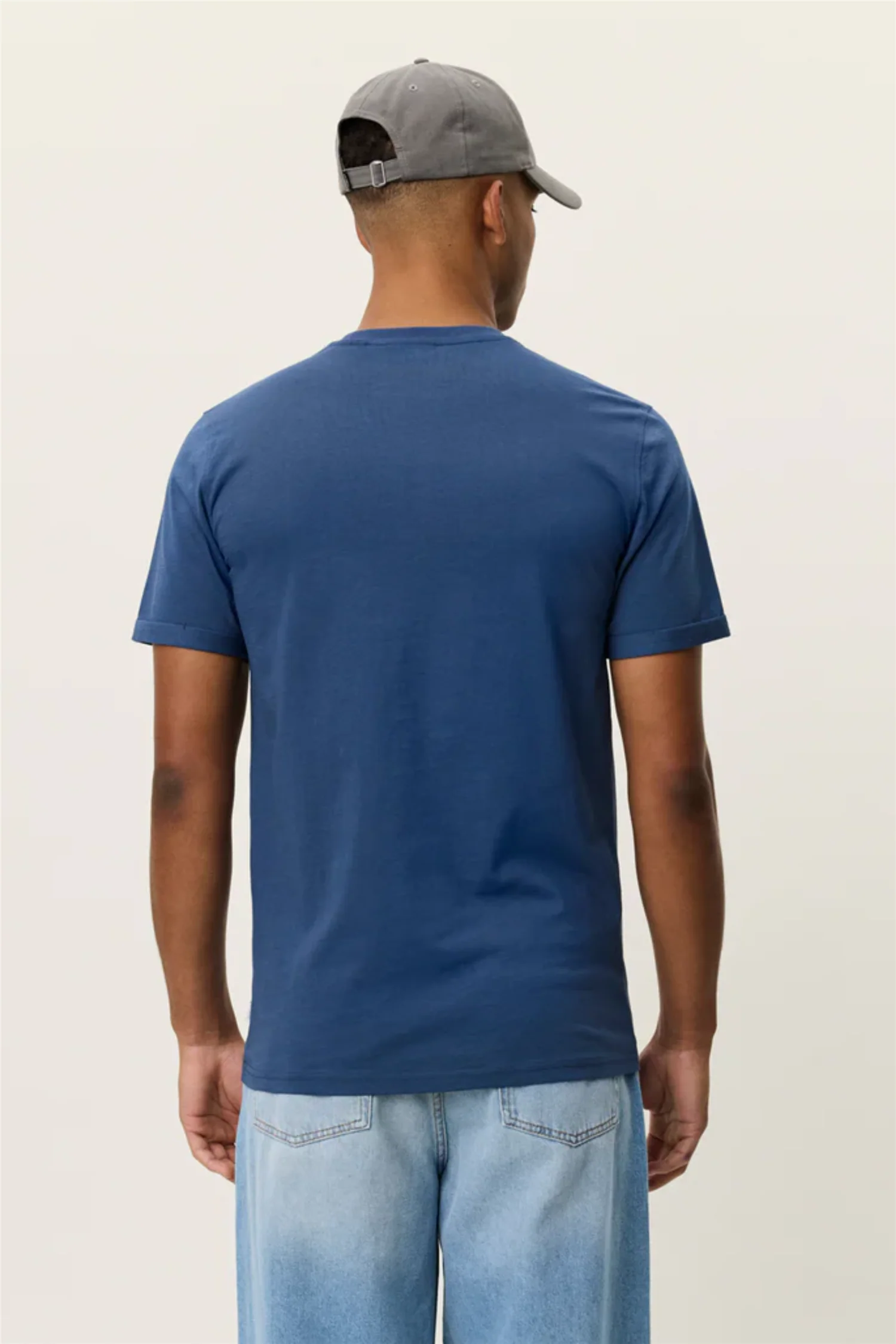Nørregaard Contrast T-shirt Dark Denim Blue - Image 6