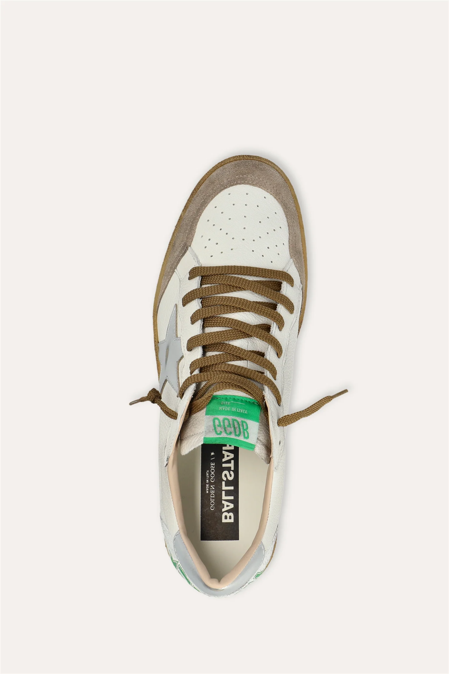 Ball Star Nappa White/Beige/Silver - Image 4