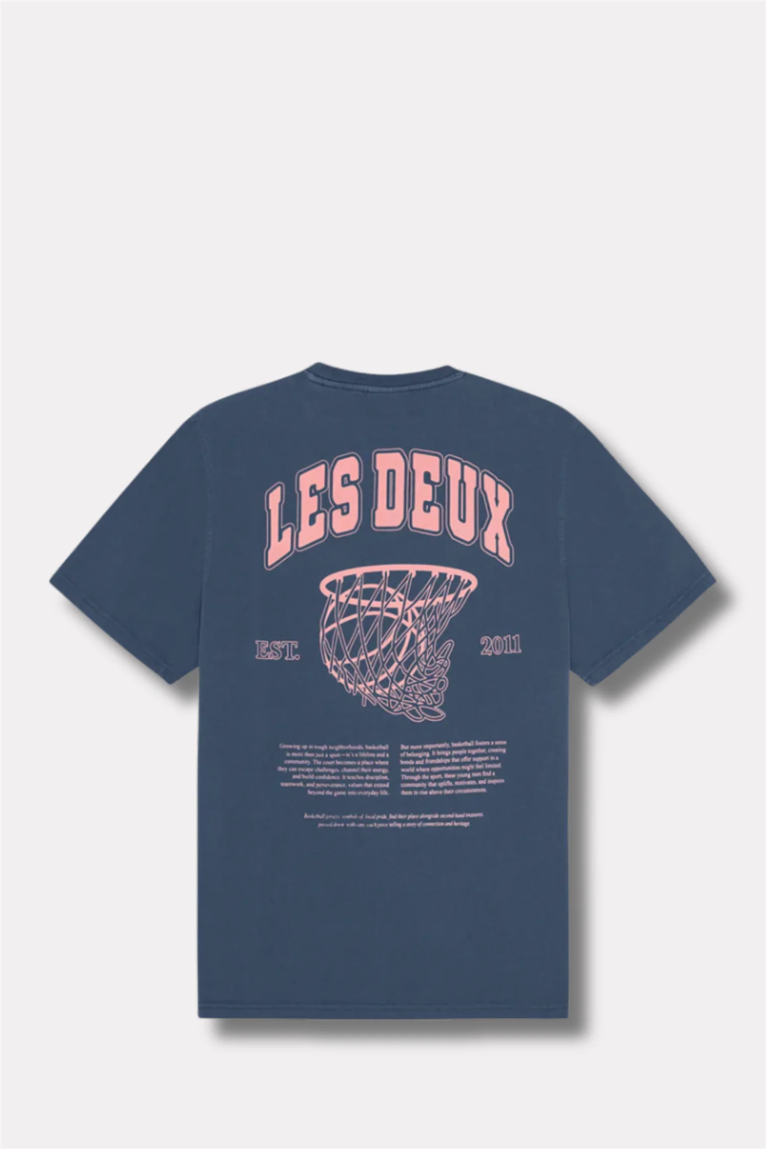 Brady Hoop T-shirt Dark Denim Blue - Image 2