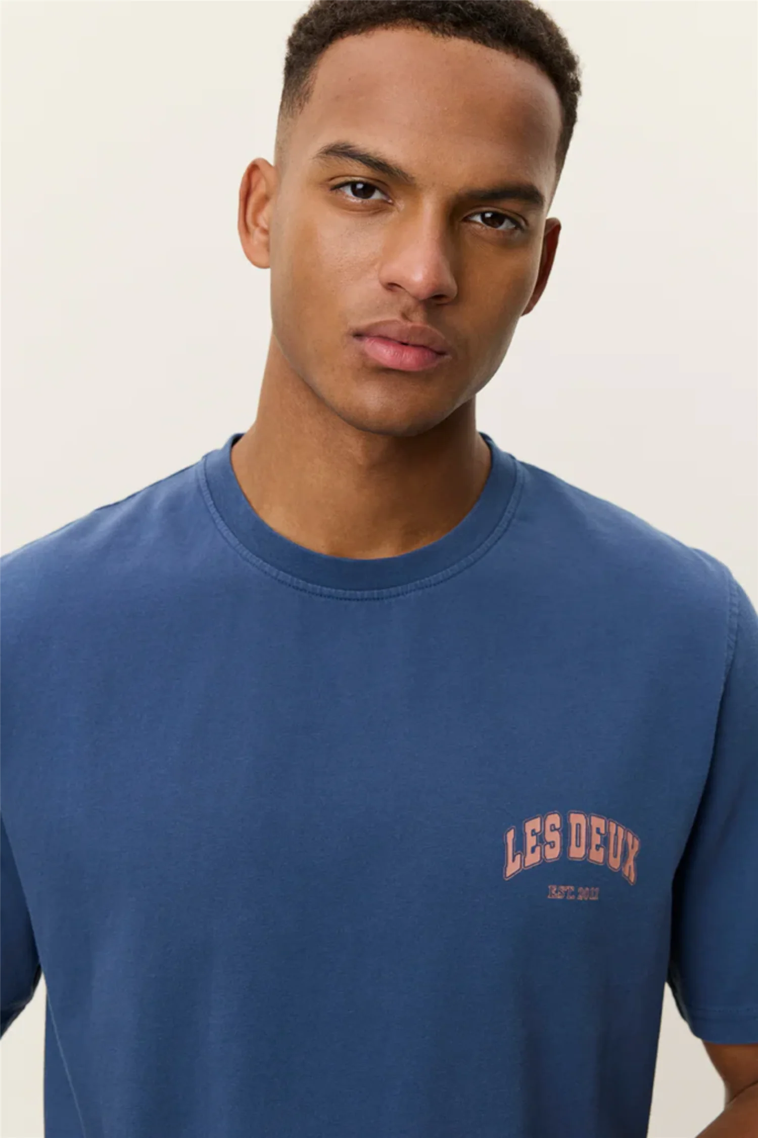 Brady Hoop T-shirt Dark Denim Blue - Image 4