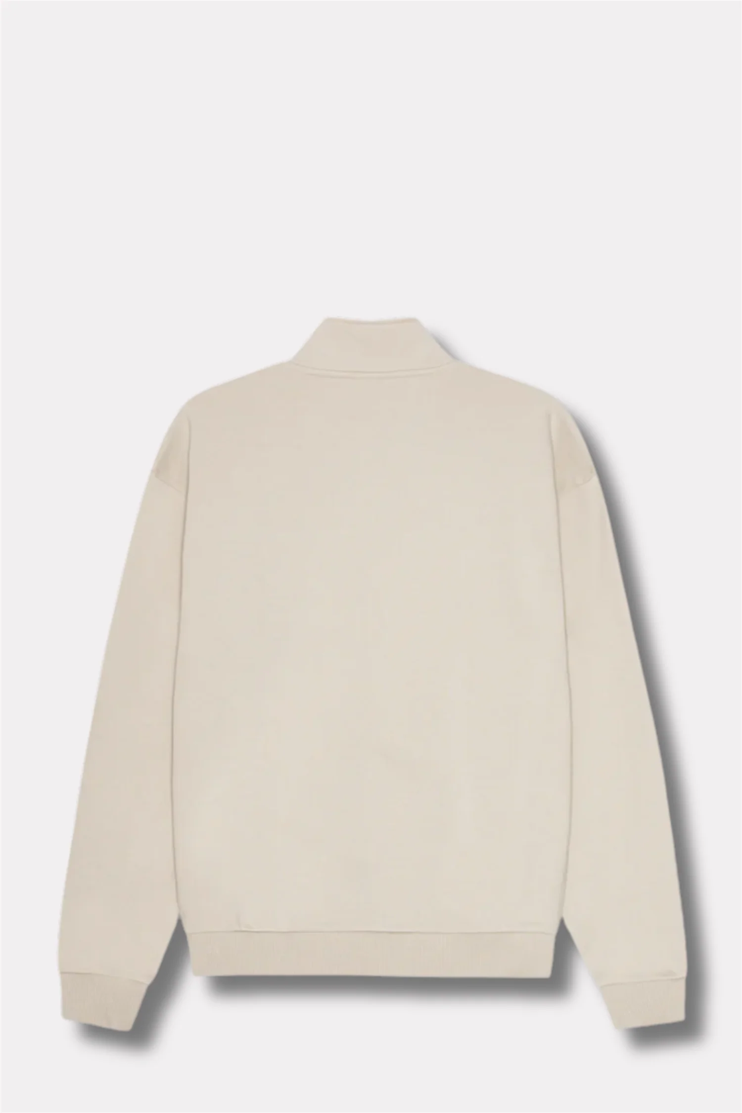 Crew Half-Zip Sweatshirt Light Sand - Image 2
