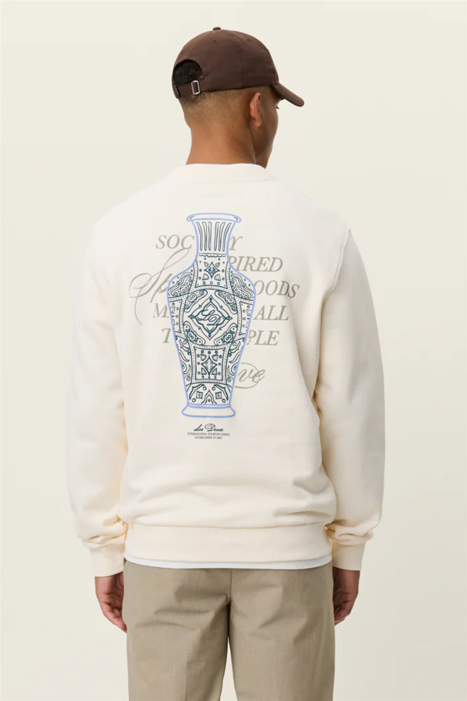 Ben Faience Sweatshirt Eggnog White - Image 6