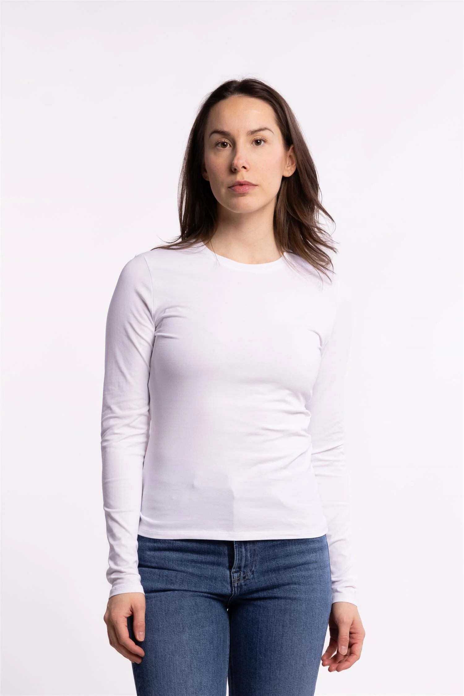 Saesme LS T-Shirt 16122- White - Image 6