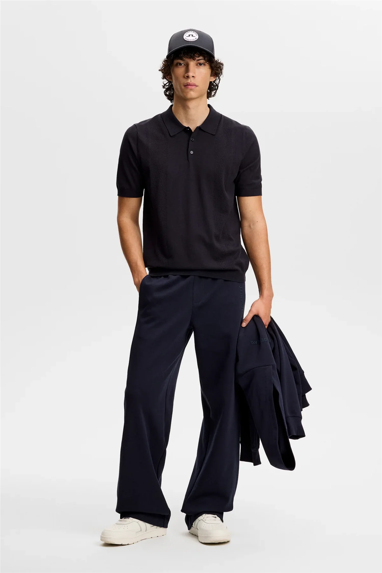 Reymond Seasonal Knit Polo Navy - Image 4