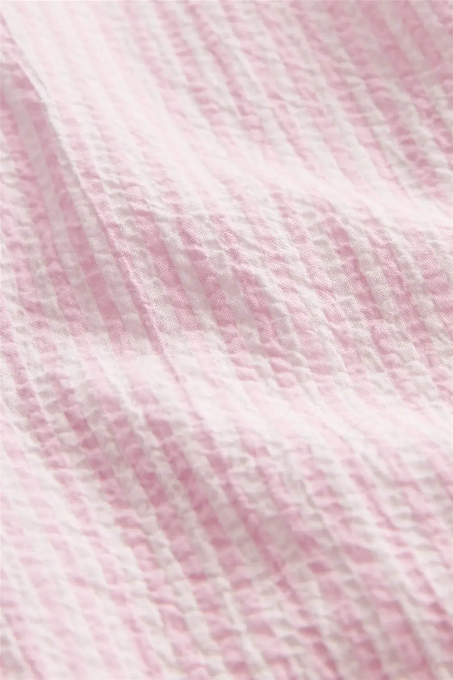 Seersucker Shirt Slim Fit Lt Pink - Image 5