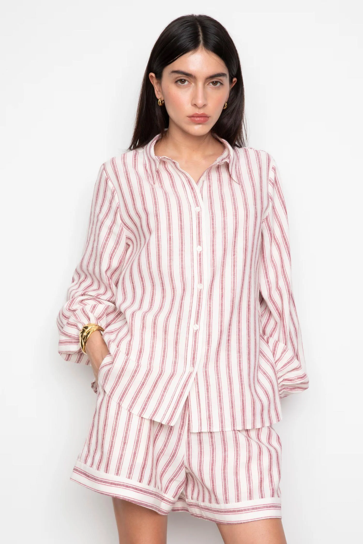 Fable Shirt - Berry stripe - Image 6