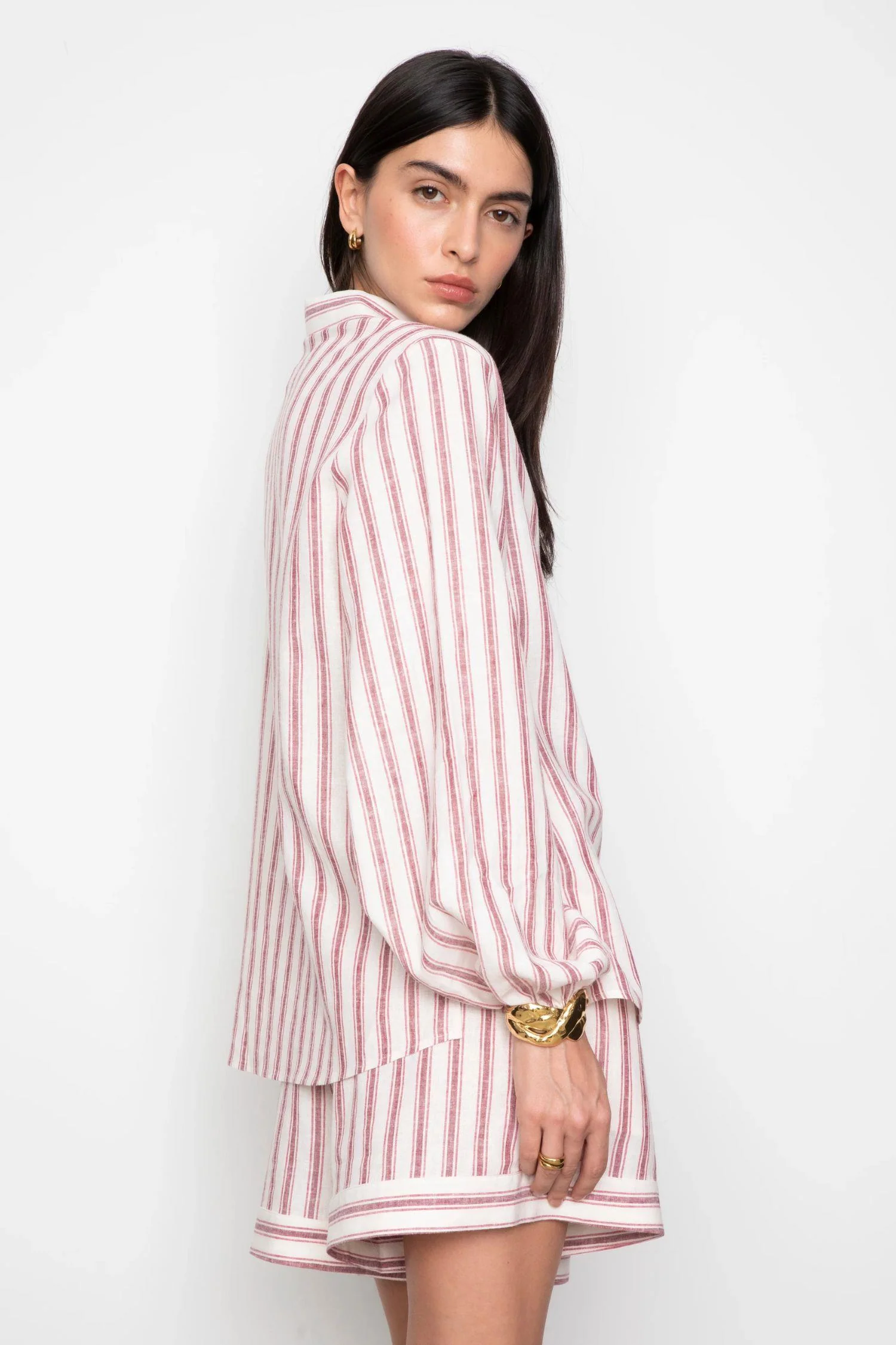Lilia shorts - Berry stripe - Image 3