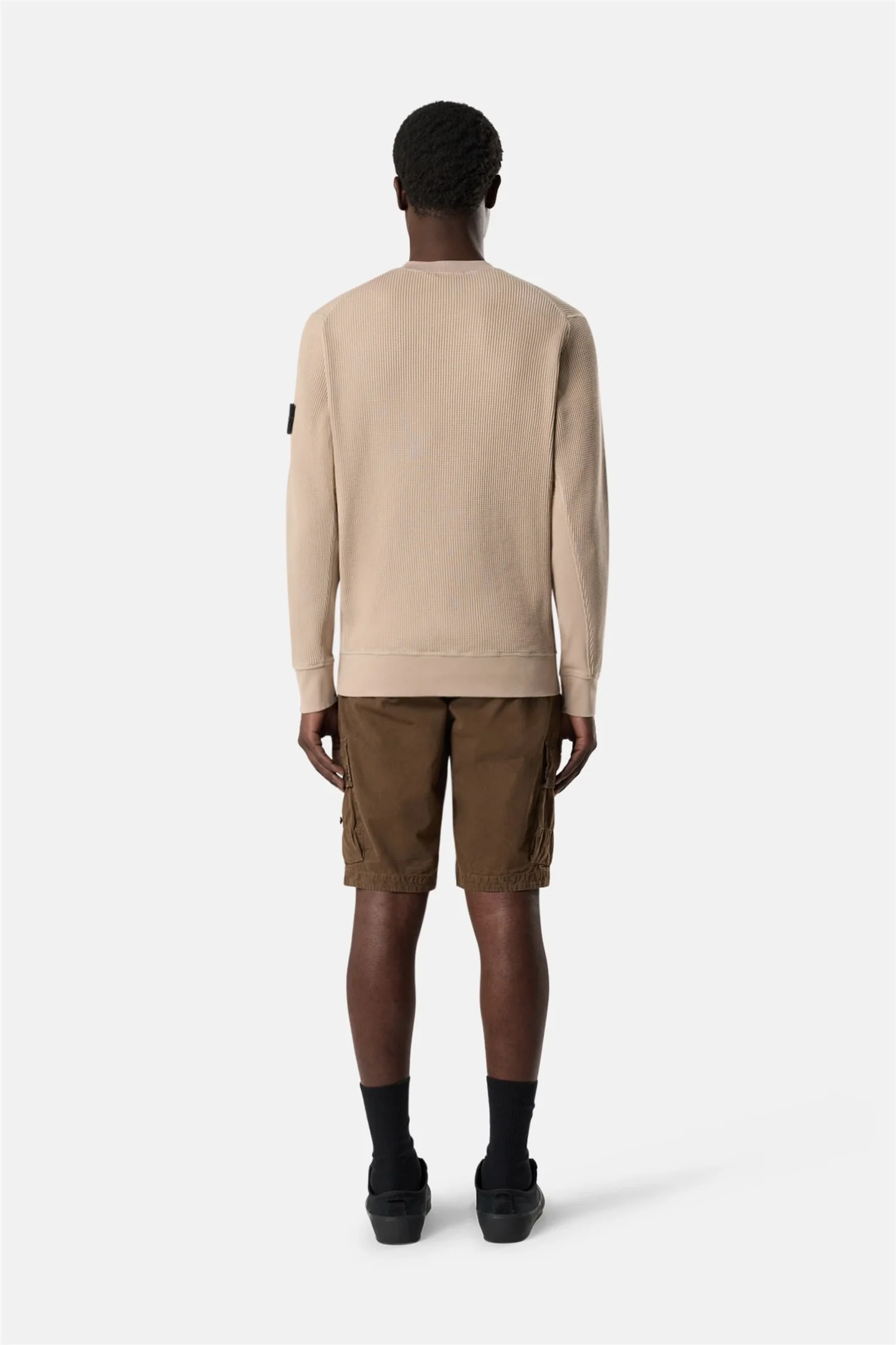6100056 Regular-fit Crewneck Sweatshirt Beige - Image 7