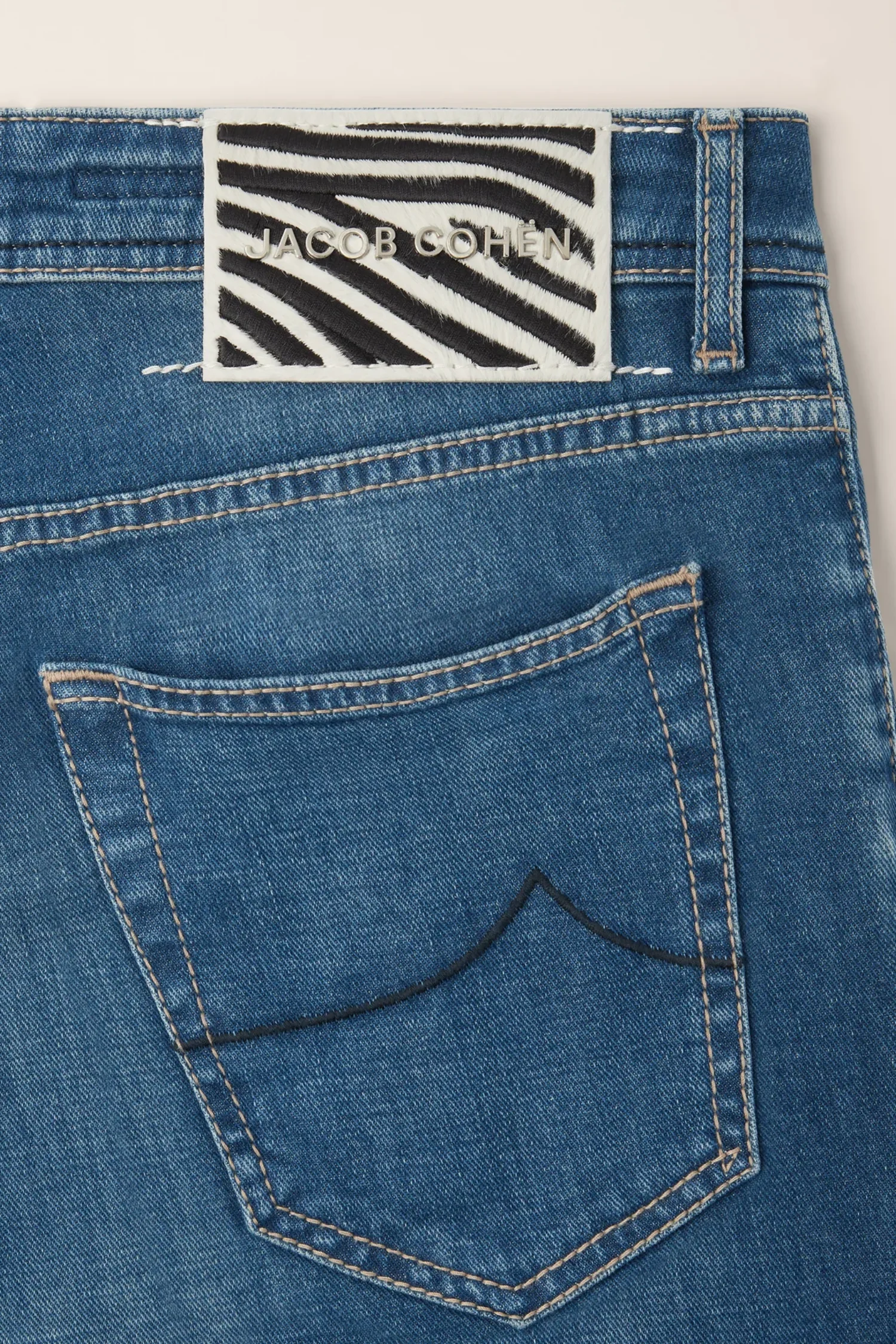 Nick Slim Fit Jeans Medium Blue - Image 2