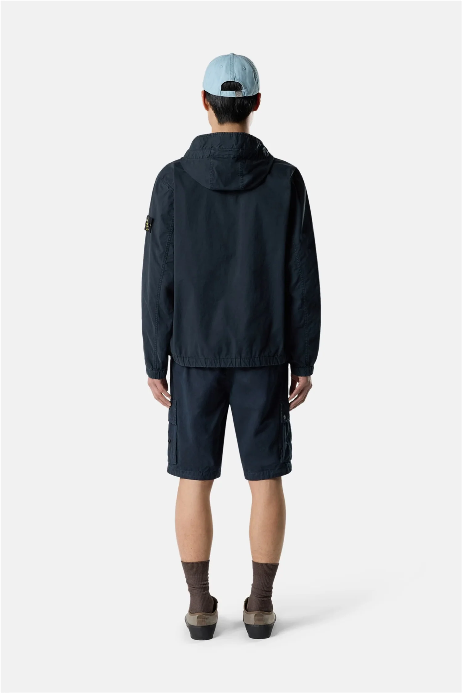 4100077 Hooded jacket with anti-drop Navy - Image 6