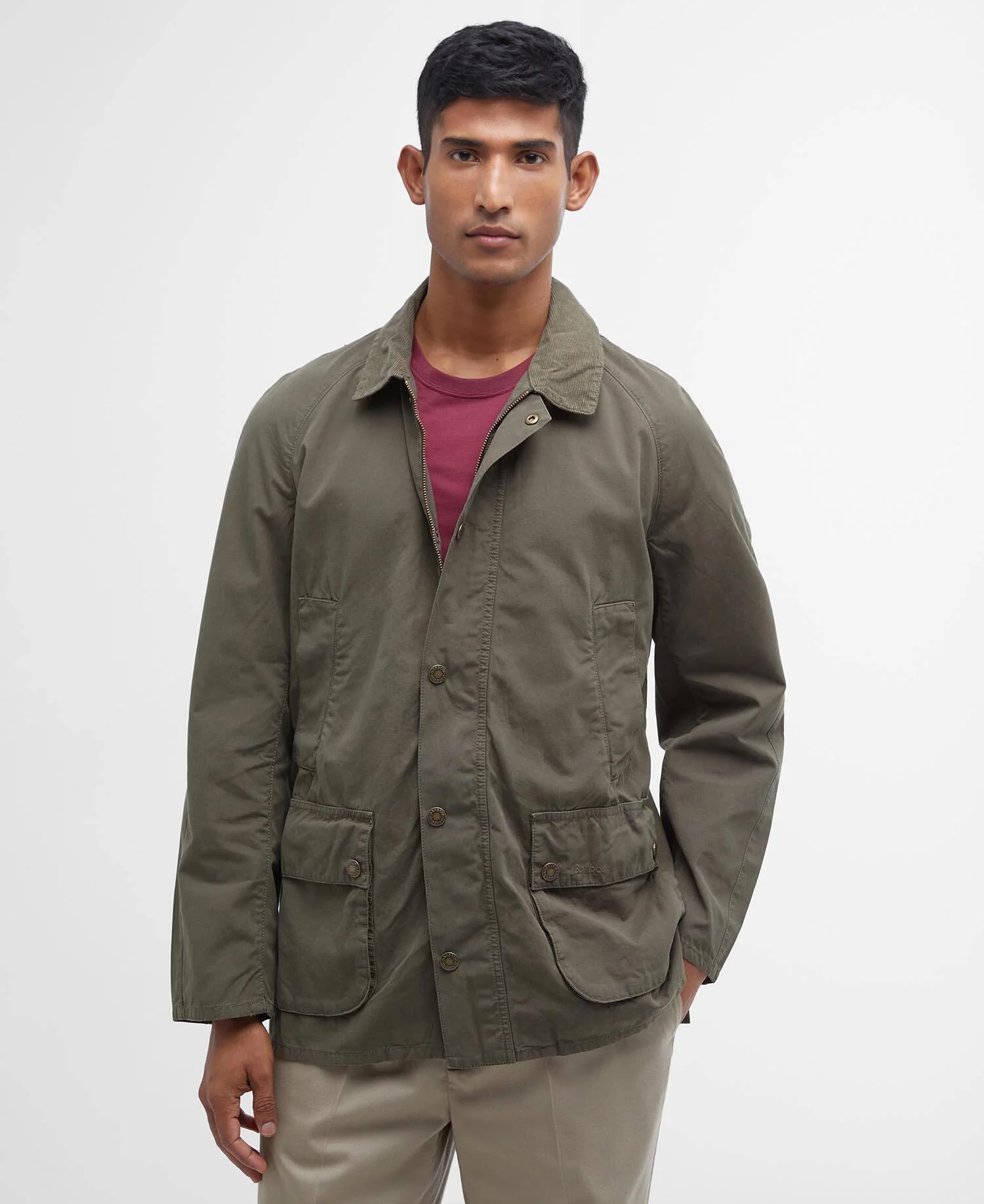 Ashby Casual Jacket Olive - Image 2