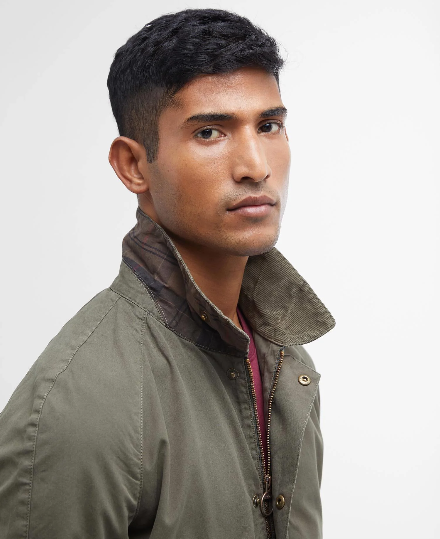 Ashby Casual Jacket Olive - Image 6