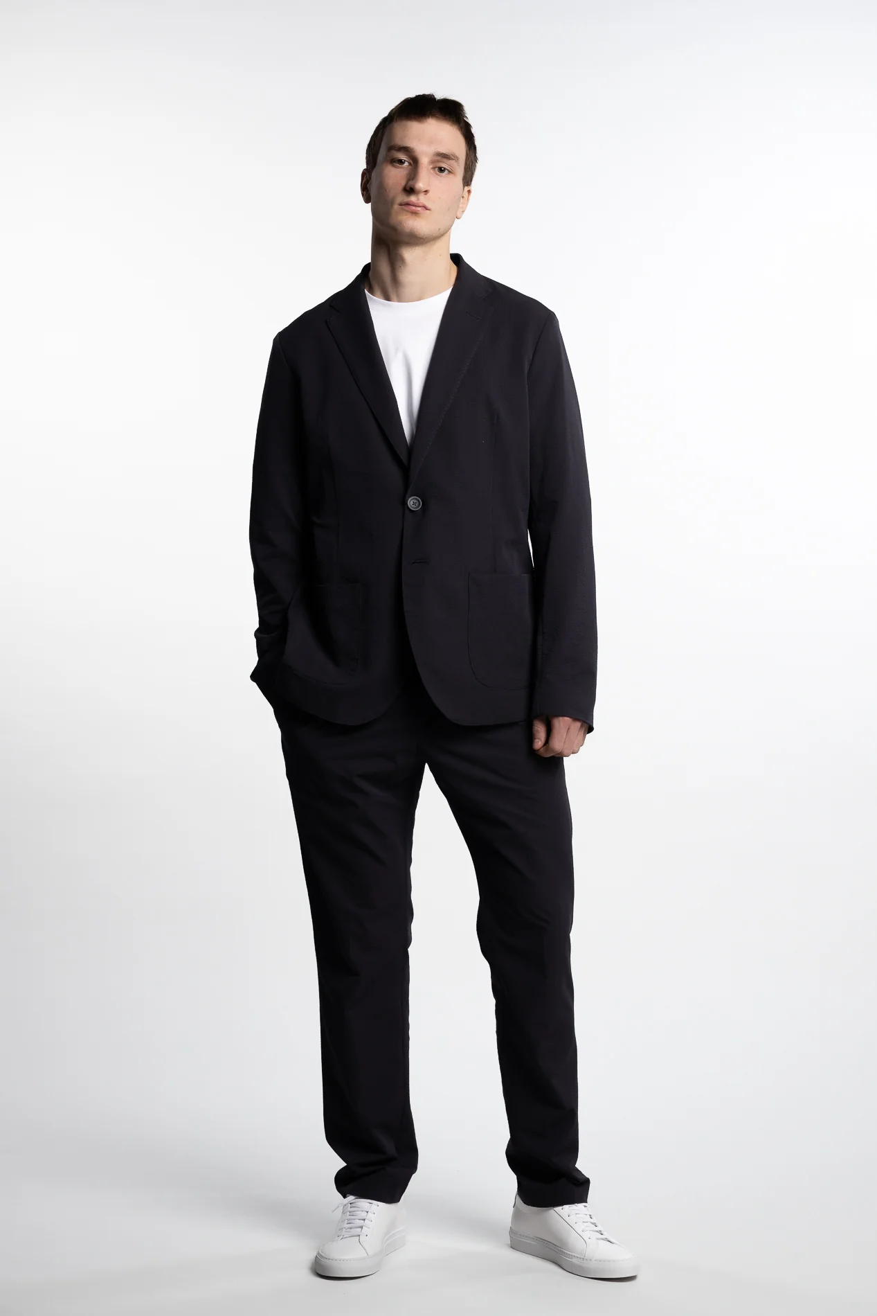 Seer-Crease Jacket Blue Navy - Image 4