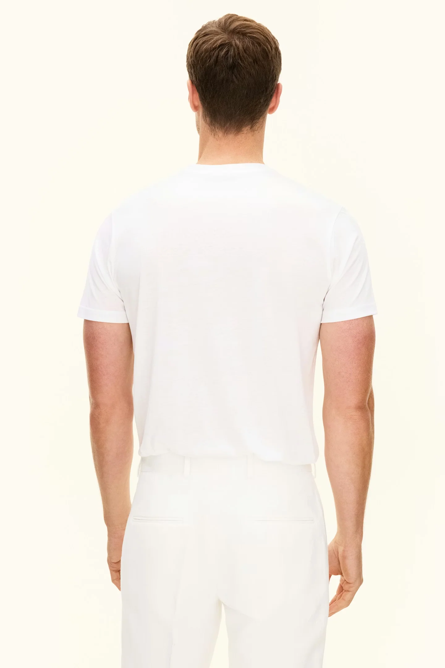 Kim Tencel/Cotton Regular Fit T-shirt White - Image 3