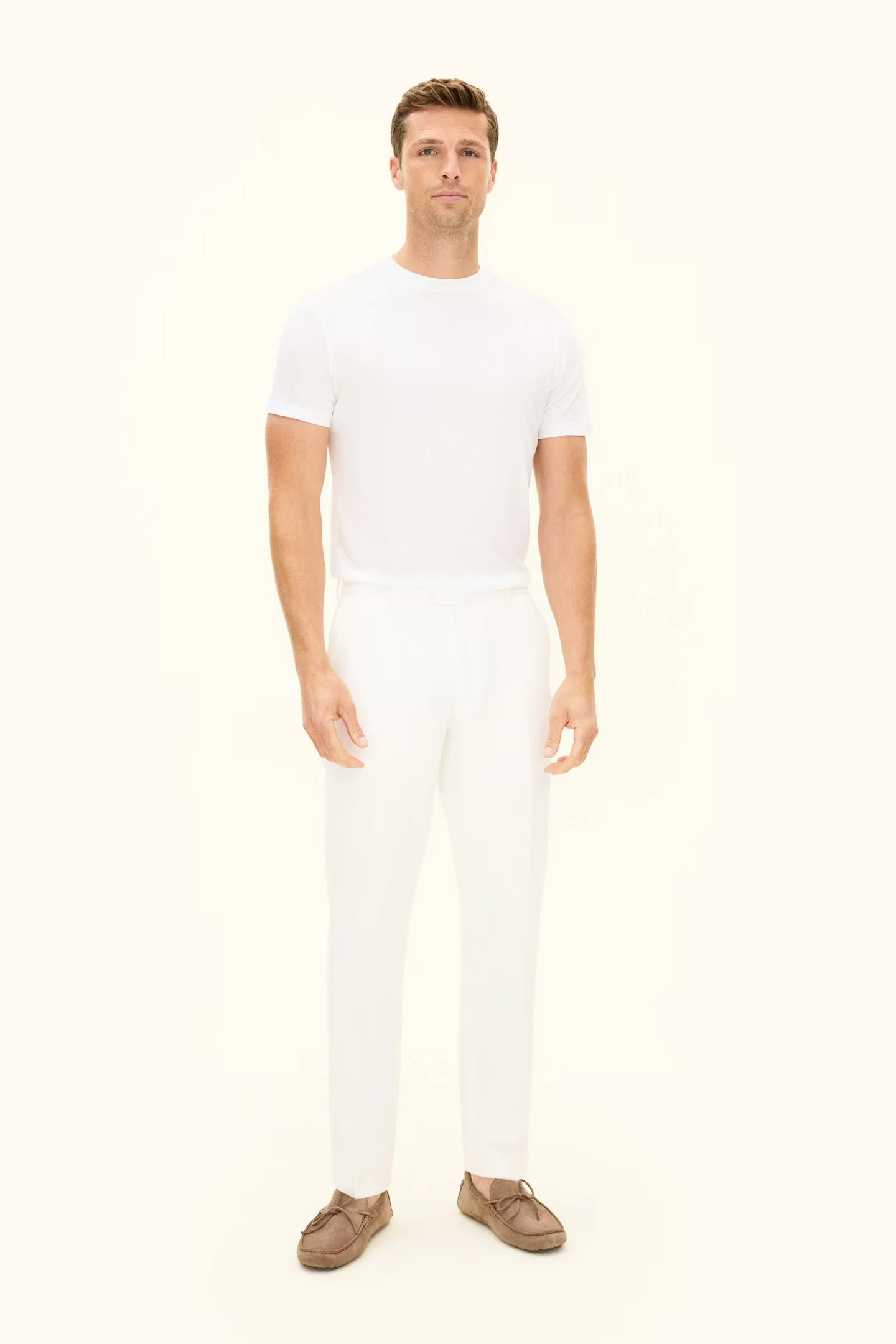 Kim Tencel/Cotton Regular Fit T-shirt White - Image 5