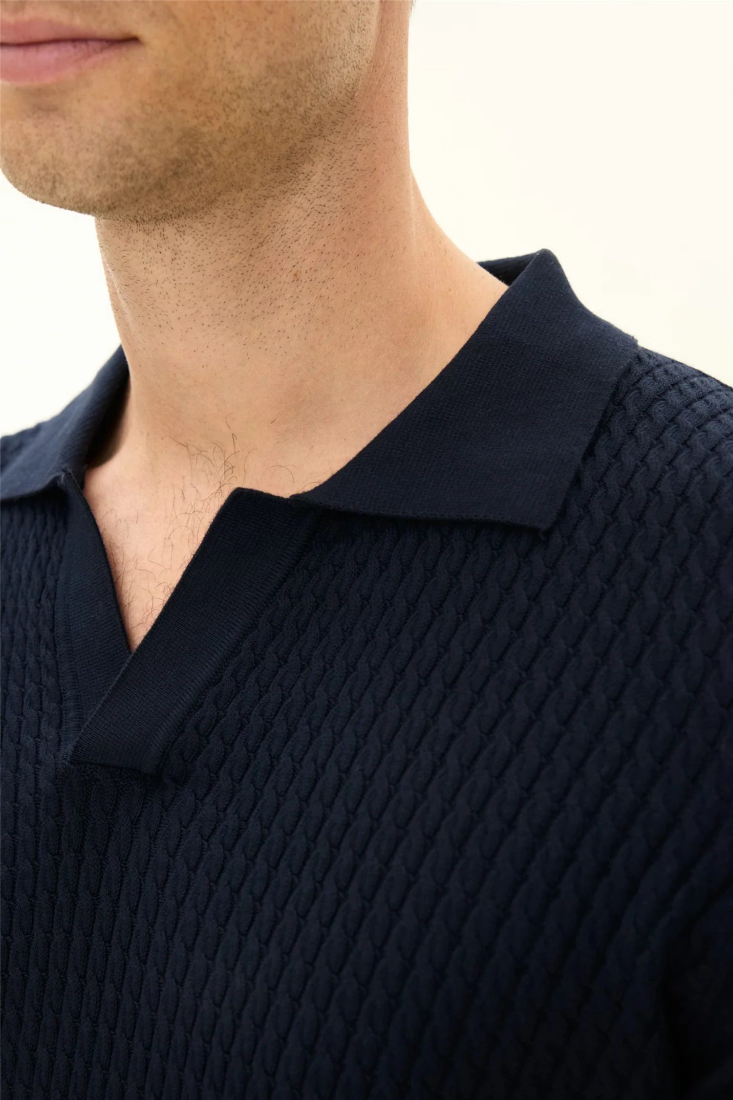 Alf Poloshirt S-S Night Blue - Image 7