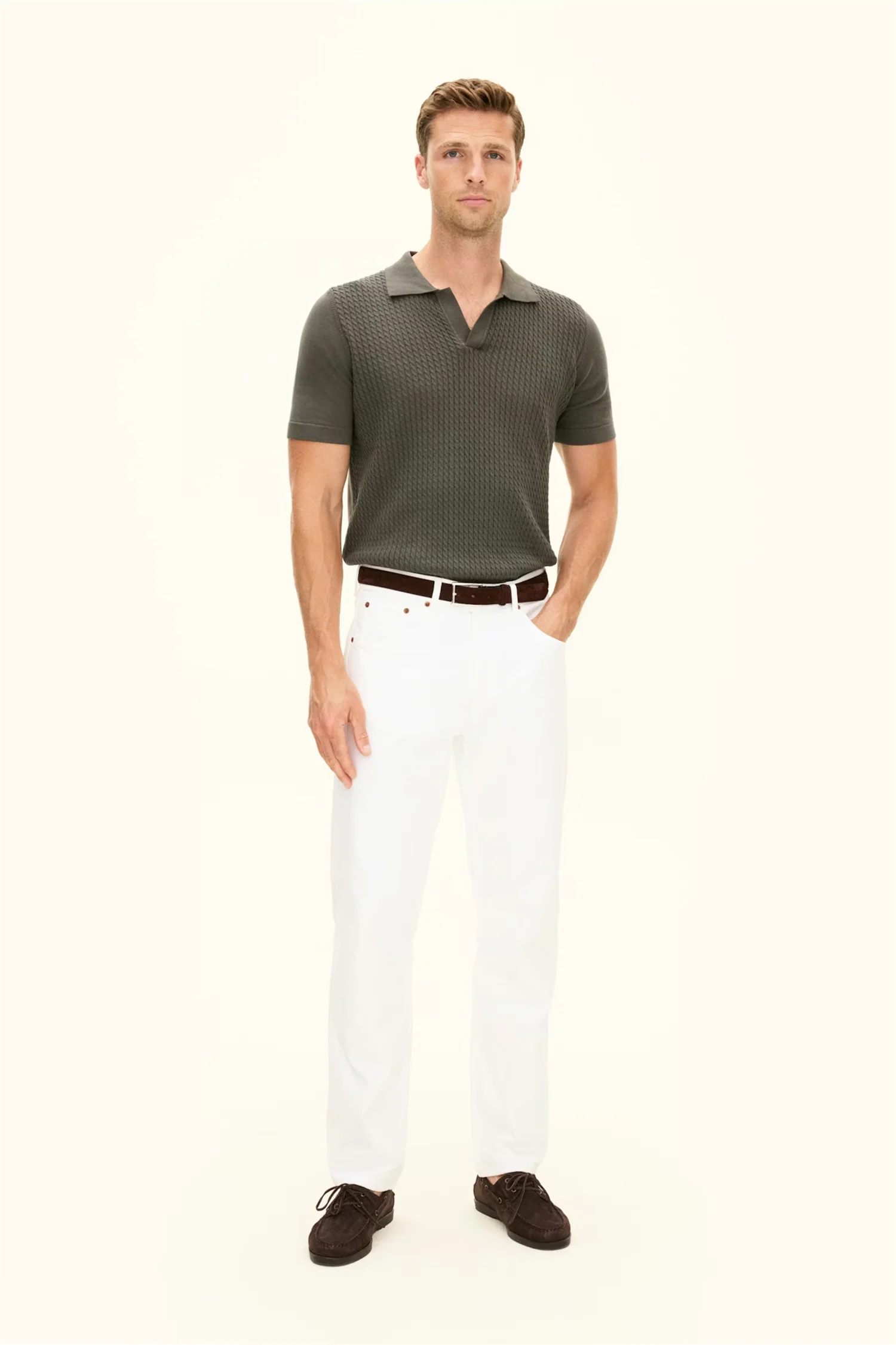 Alf Poloshirt S-S Nettle Green - Image 3