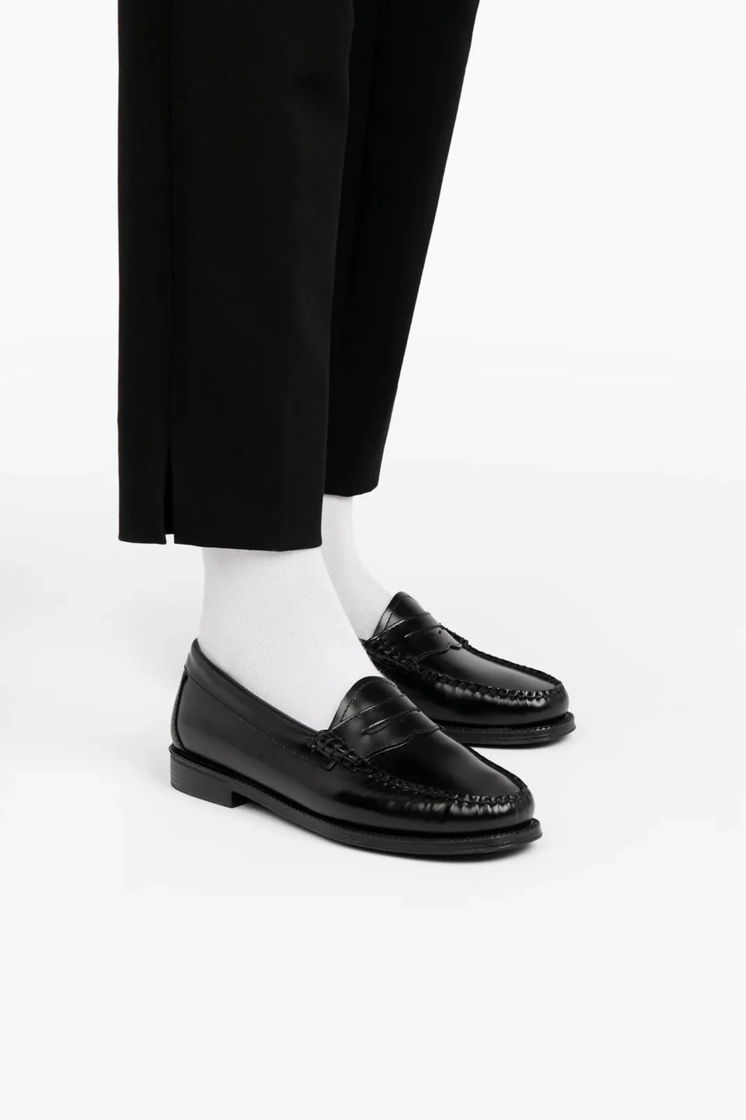 Easy Weejuns Penny Loafers- Black - Image 3
