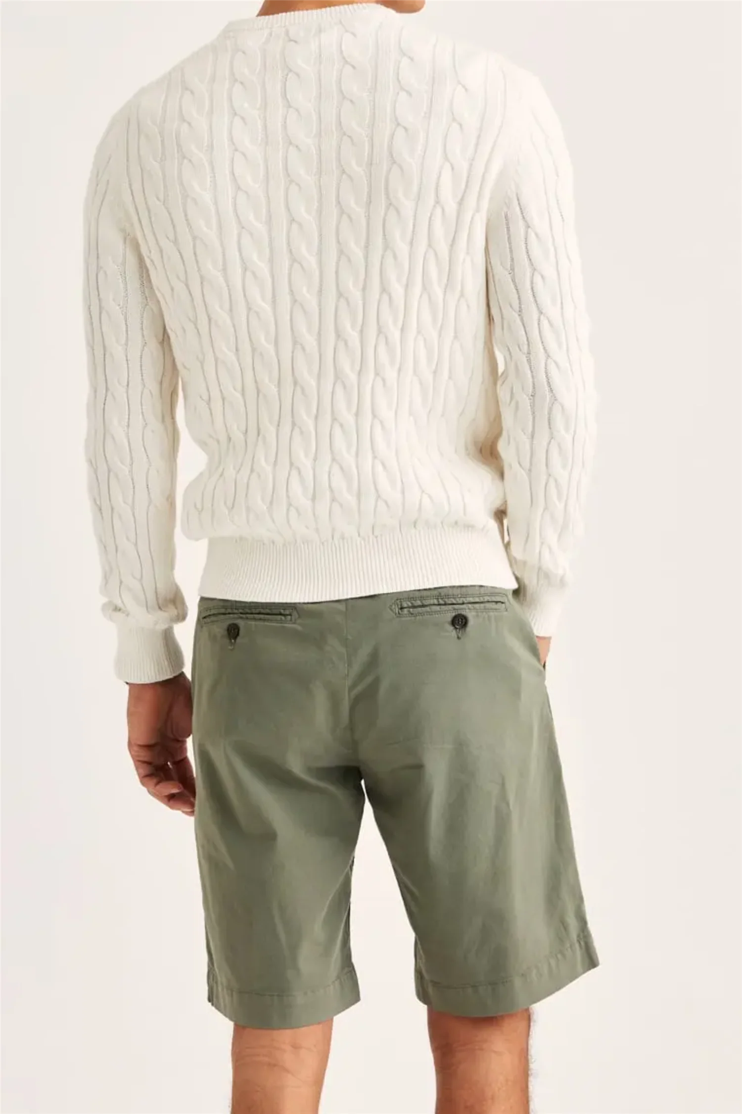 Ethan Cable Oneck Off White - Image 3