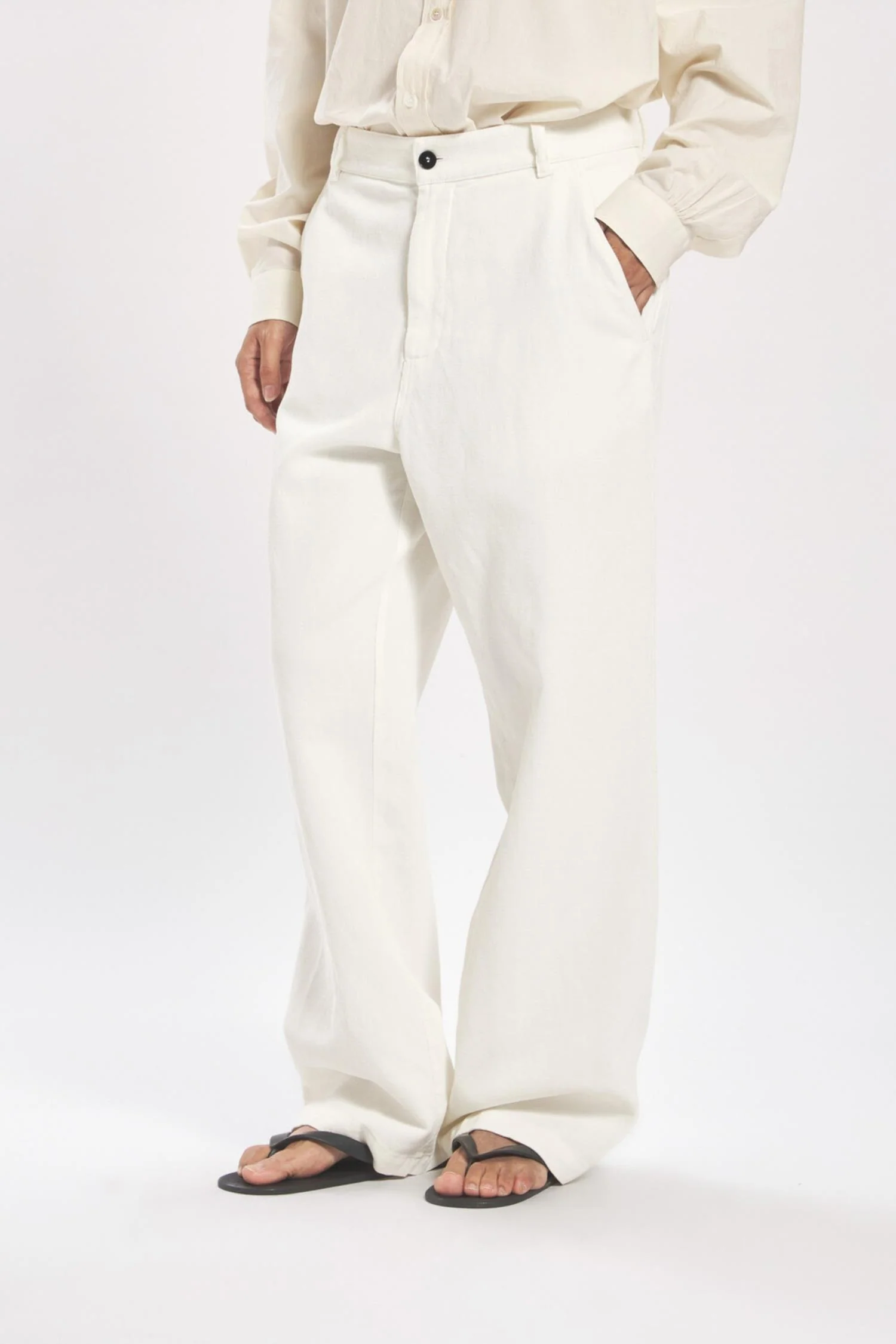 Trousers Franchina Furian- Bianco - Image 3
