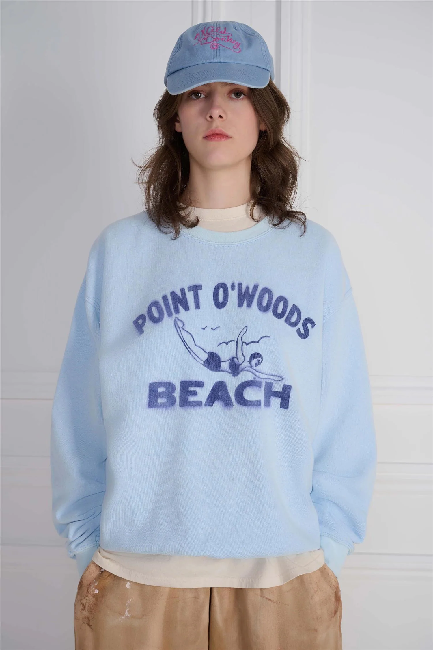 Point Crewneck Vintage Light Blue - Image 6