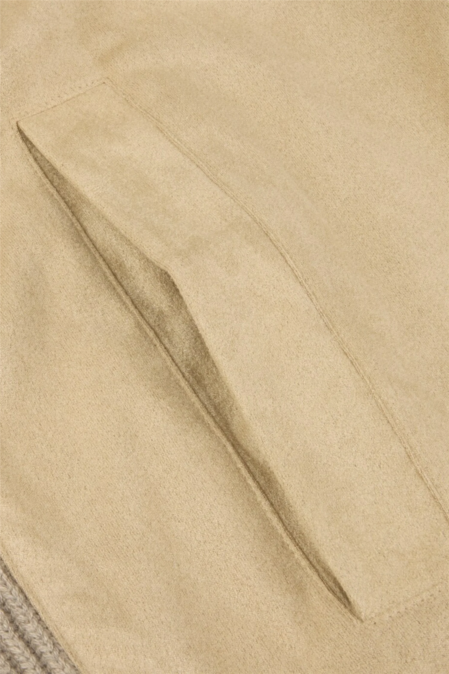 Light Beige Alcantara Cardigan - Image 4