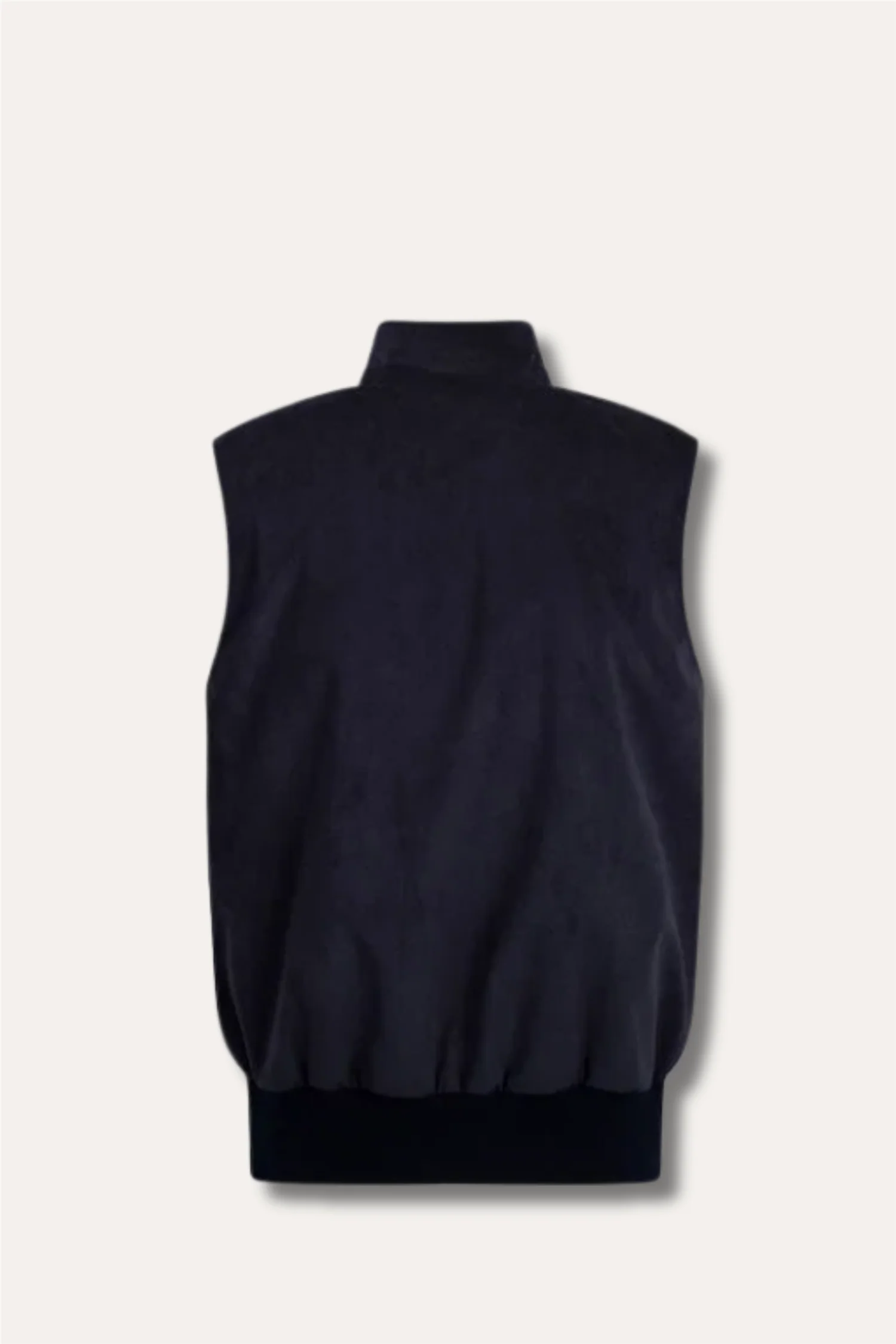 Alcantara Vest Navy - Image 2