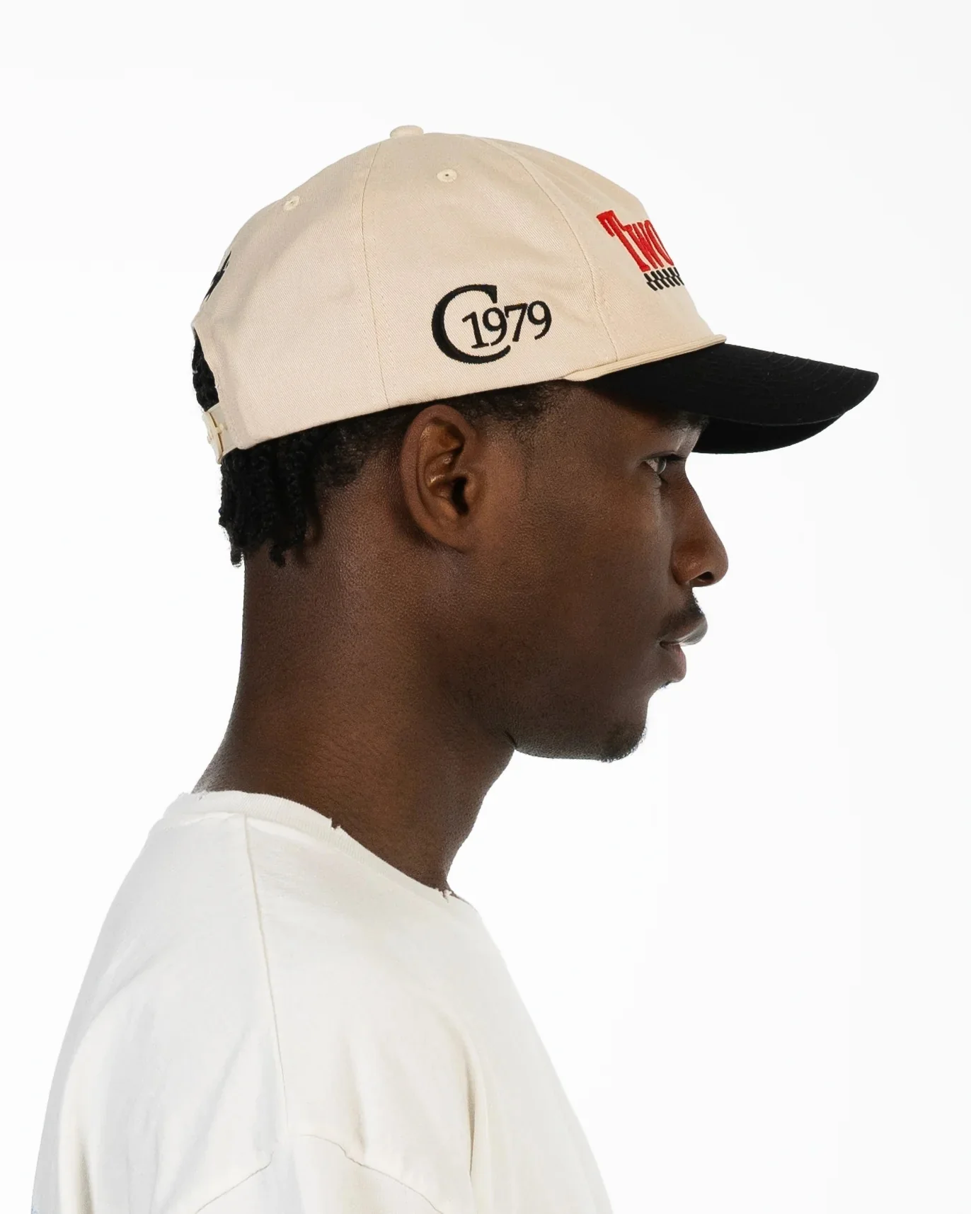 Racing Cap Beige/Navy - Image 3