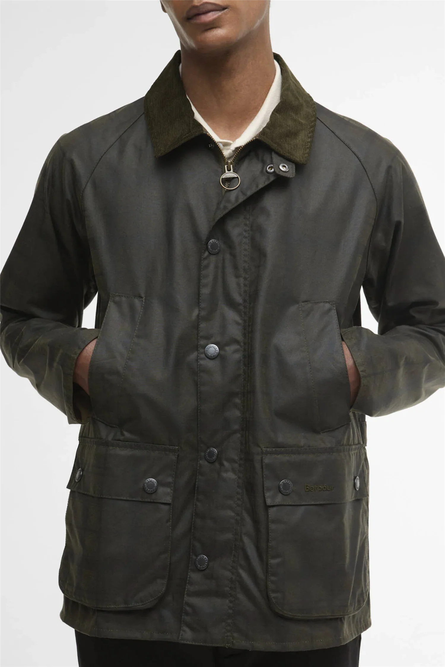 Tartan Ambleside Waxed Jacket Archive Olive Tartan - Image 6