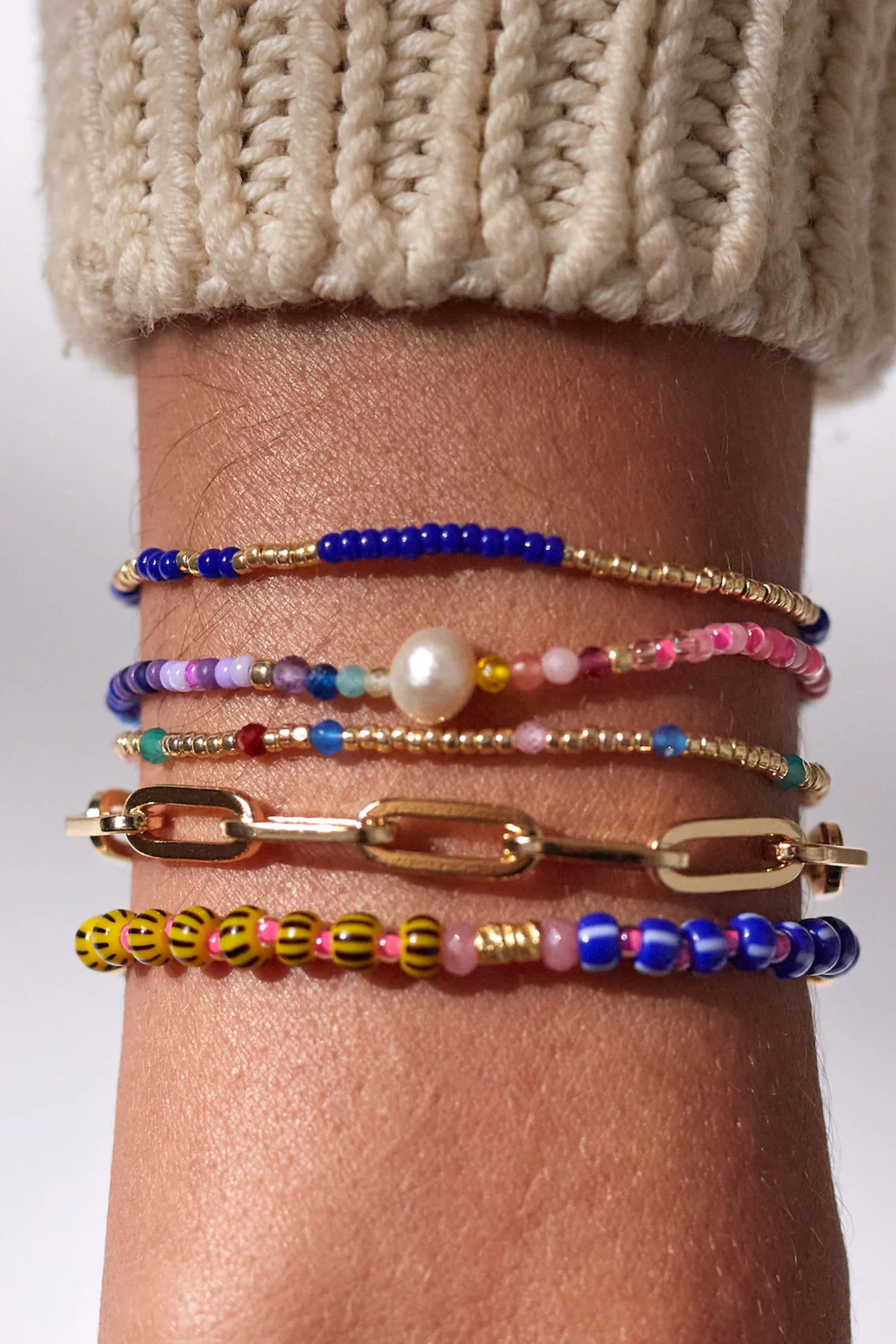 Capri bracelet - Neon Rainbow - Image 2