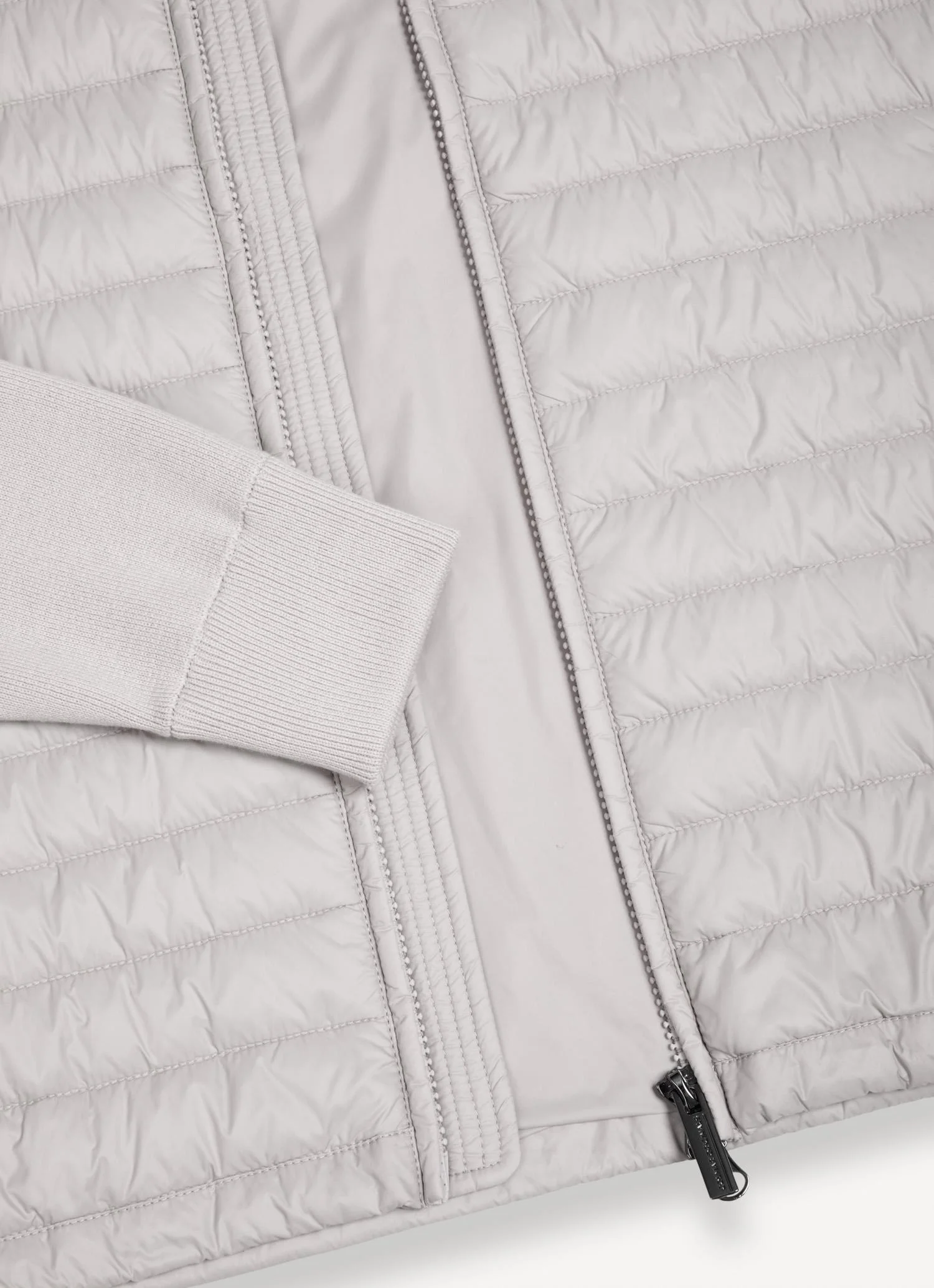 Hybrid Padded Jacket Hemp Beige - Image 7
