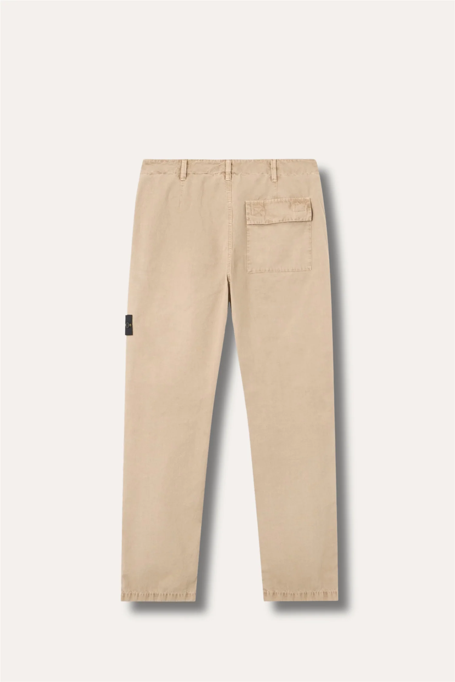 3100044 Regular-fit chino trousers Brushed Organic Cotton Canvas 'Old' Effect Beige - Image 2