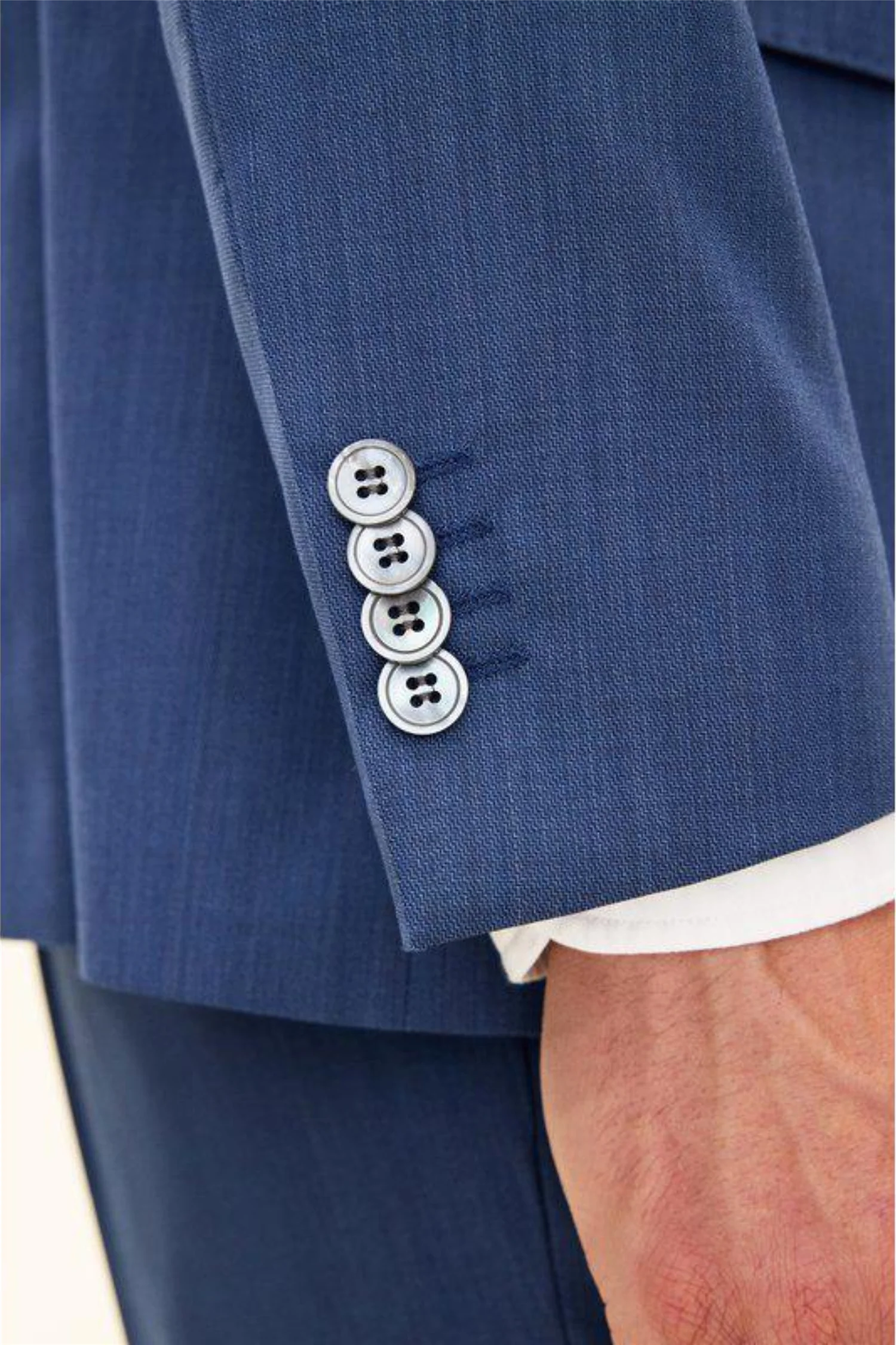 Fogerty Regular Fit Wool Blazer Blue Tropic - Image 4