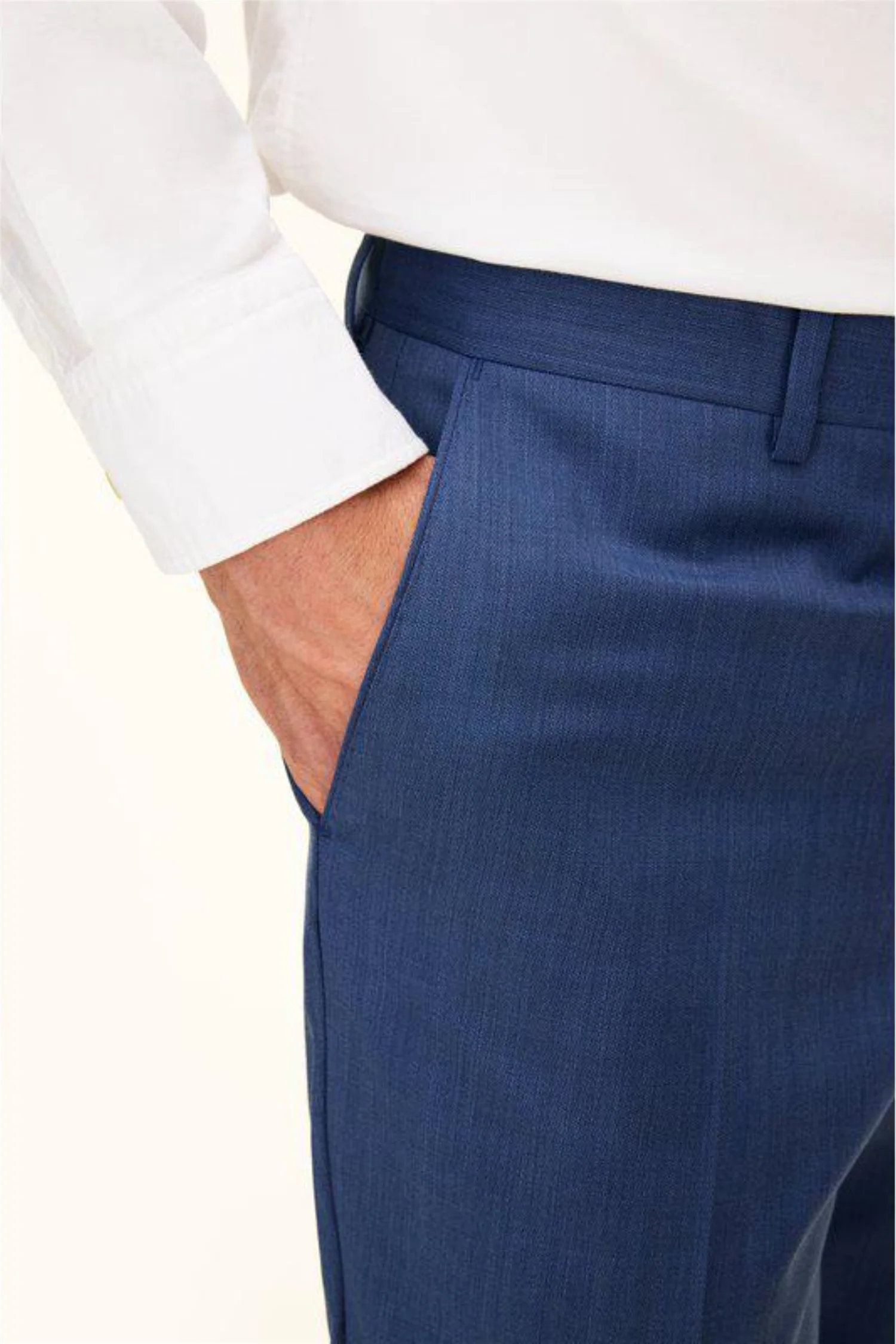 Dandy Wool Trousers Blue Tropic - Image 3