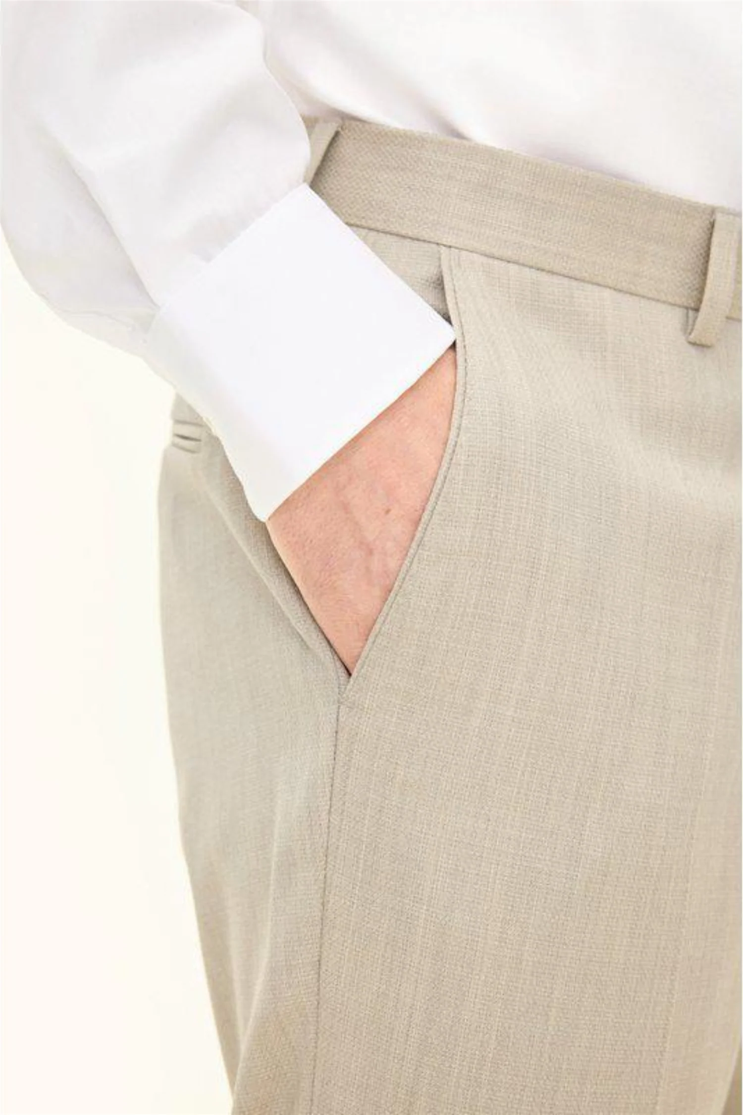 Dandy Wool Trousers Box Beige - Image 2