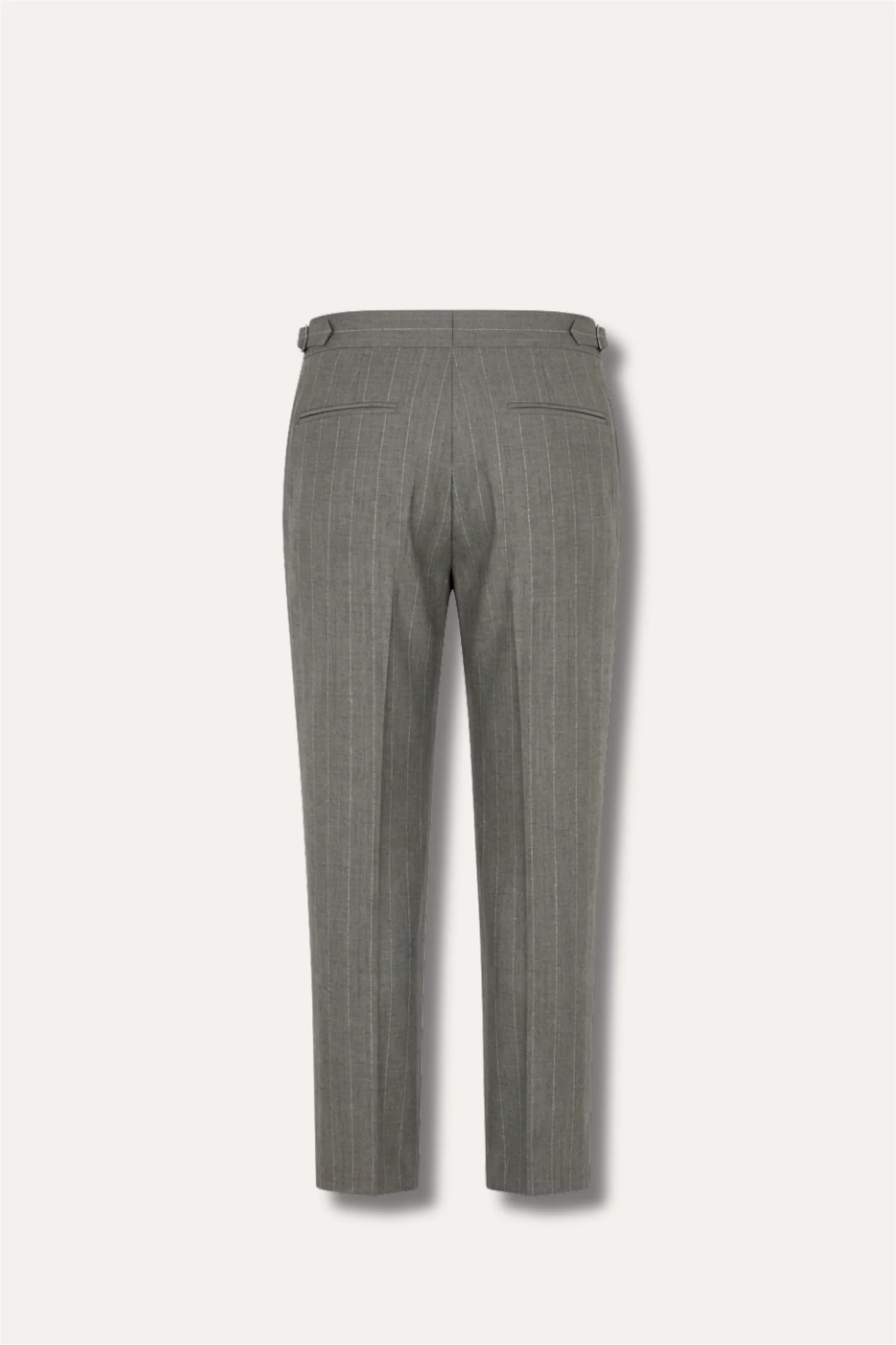 Prato Trousers Pinstripe Nice Beige - Image 2