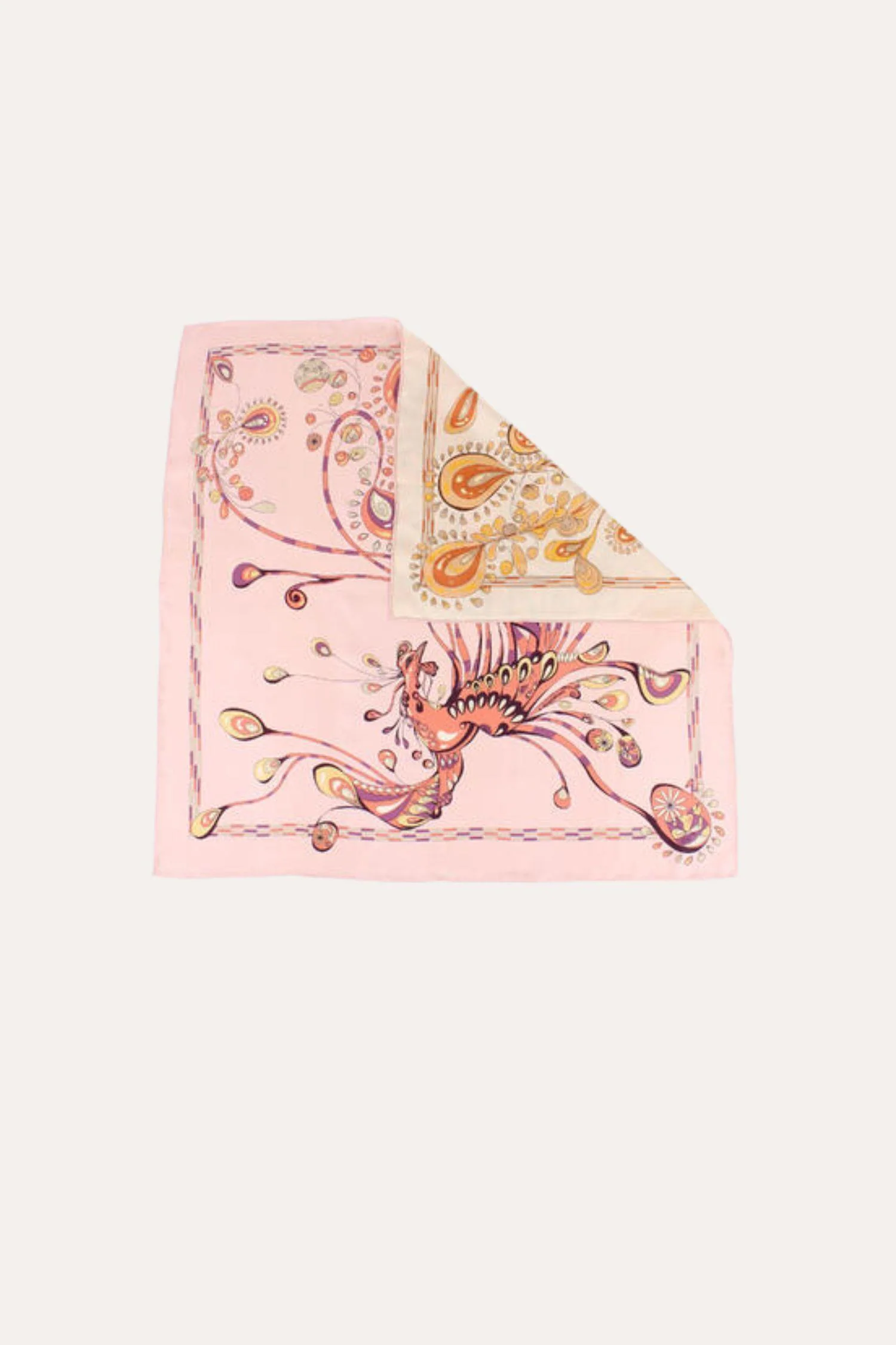 Sonja silkeskjerf - Rosa - Image 2