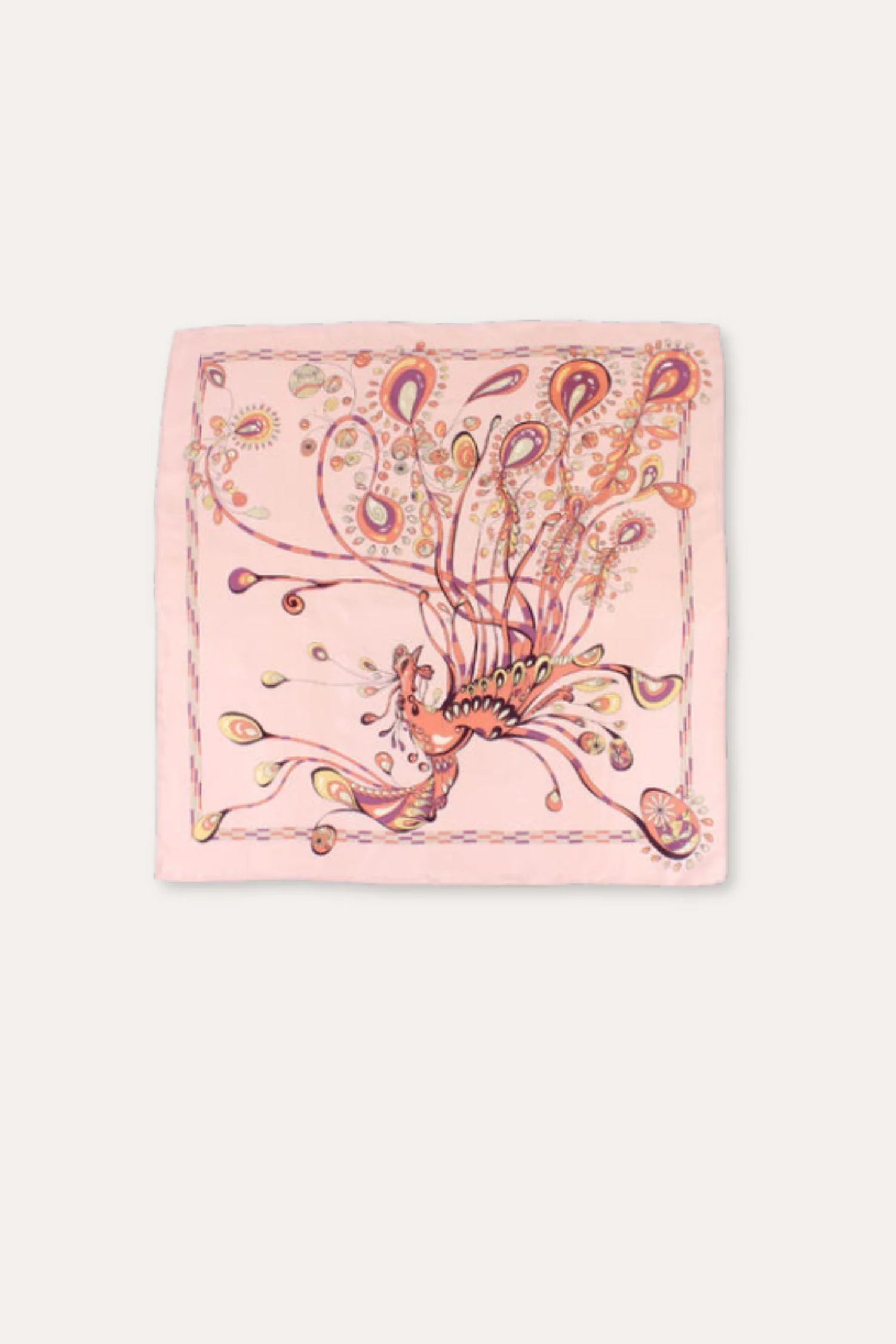 Sonja silkeskjerf - Rosa - Image 5