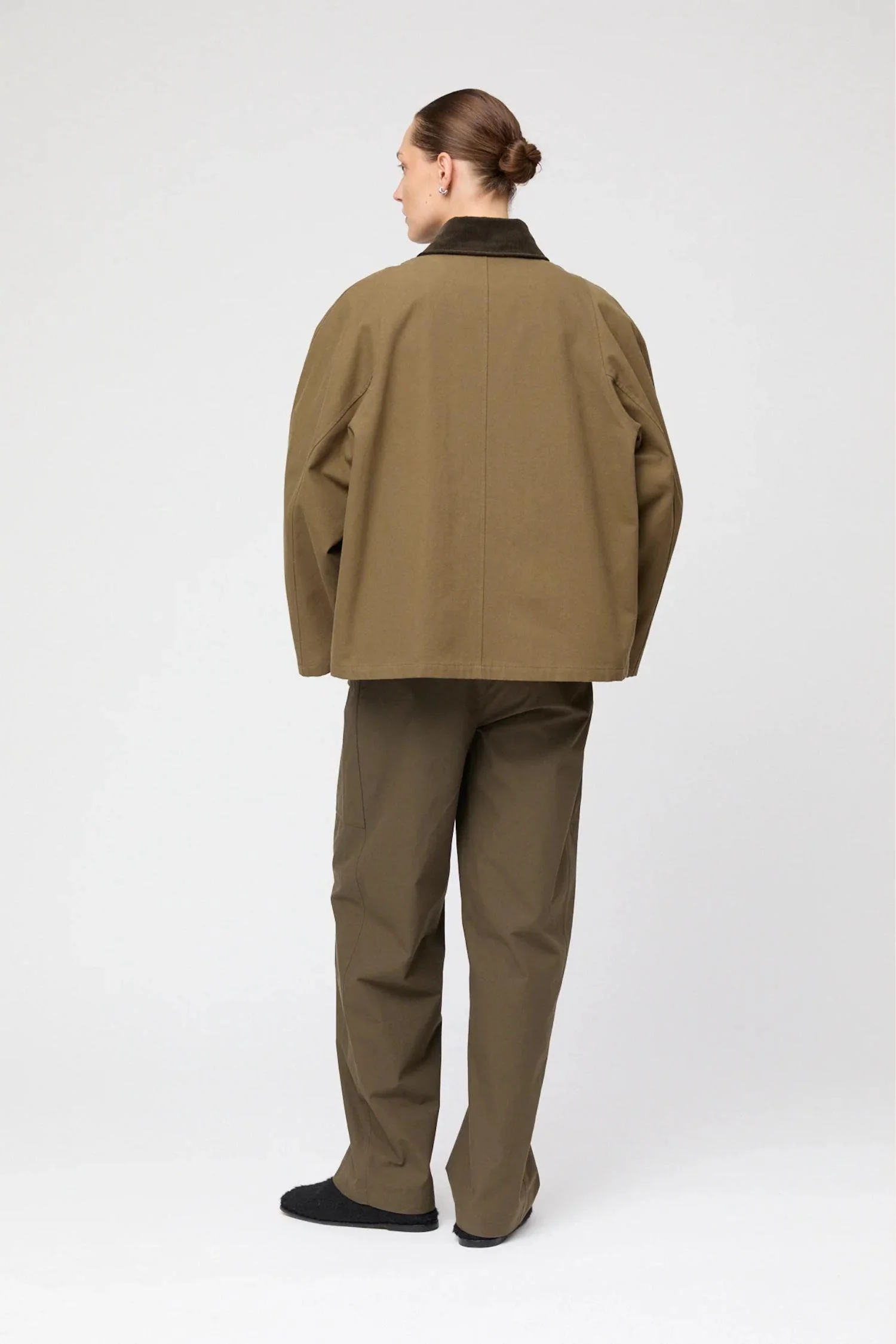 Barn Jacket- Olive - Image 4