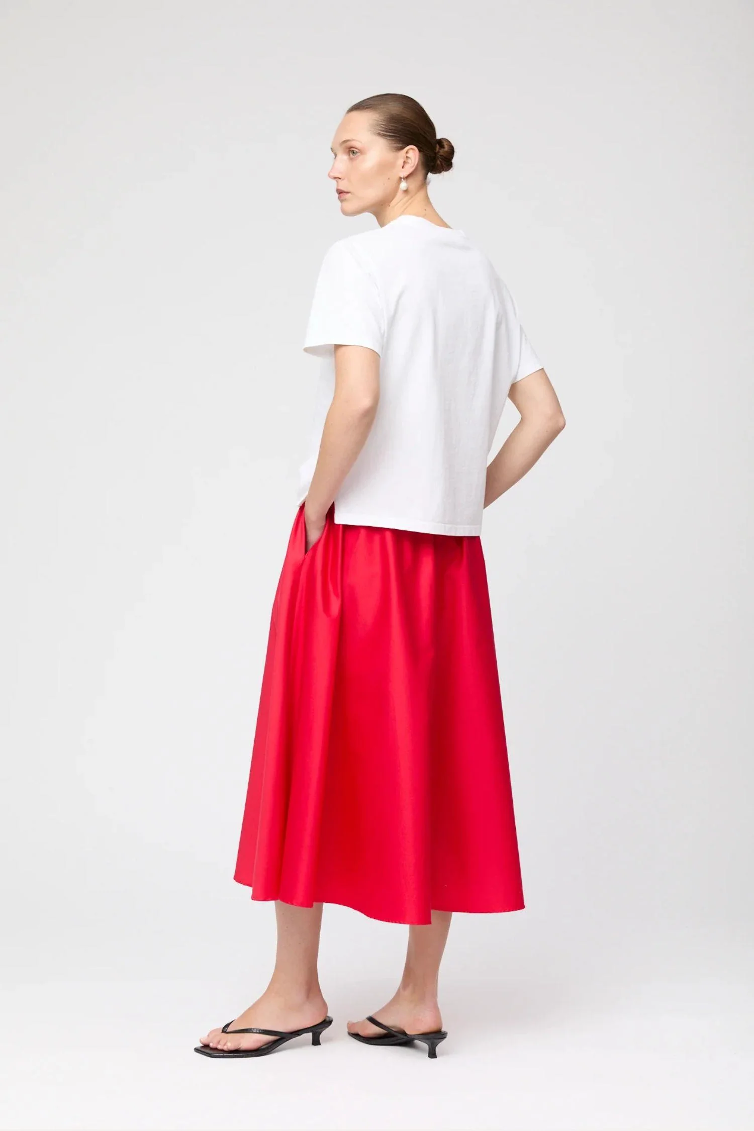 Isabella Skirt- Vivid Red - Image 4