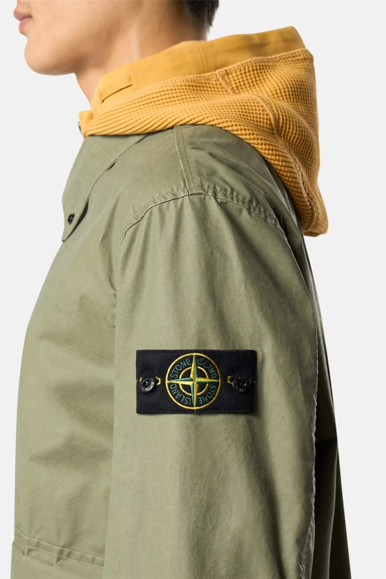 4100054 Waxed Pigment Cotton Tela Military Green - Image 5