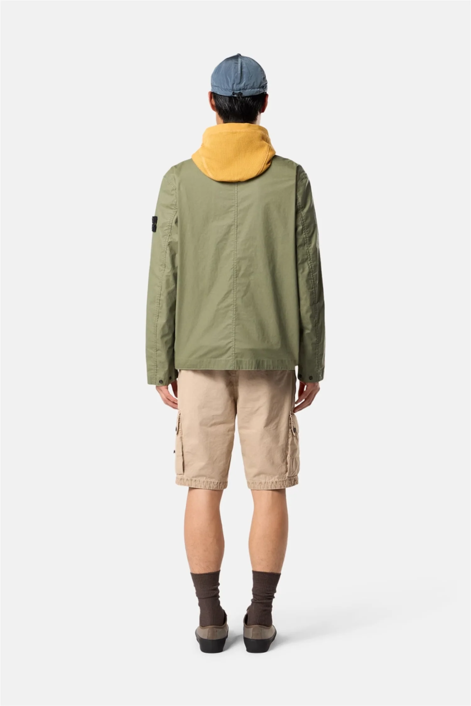 4100054 Waxed Pigment Cotton Tela Military Green - Image 8