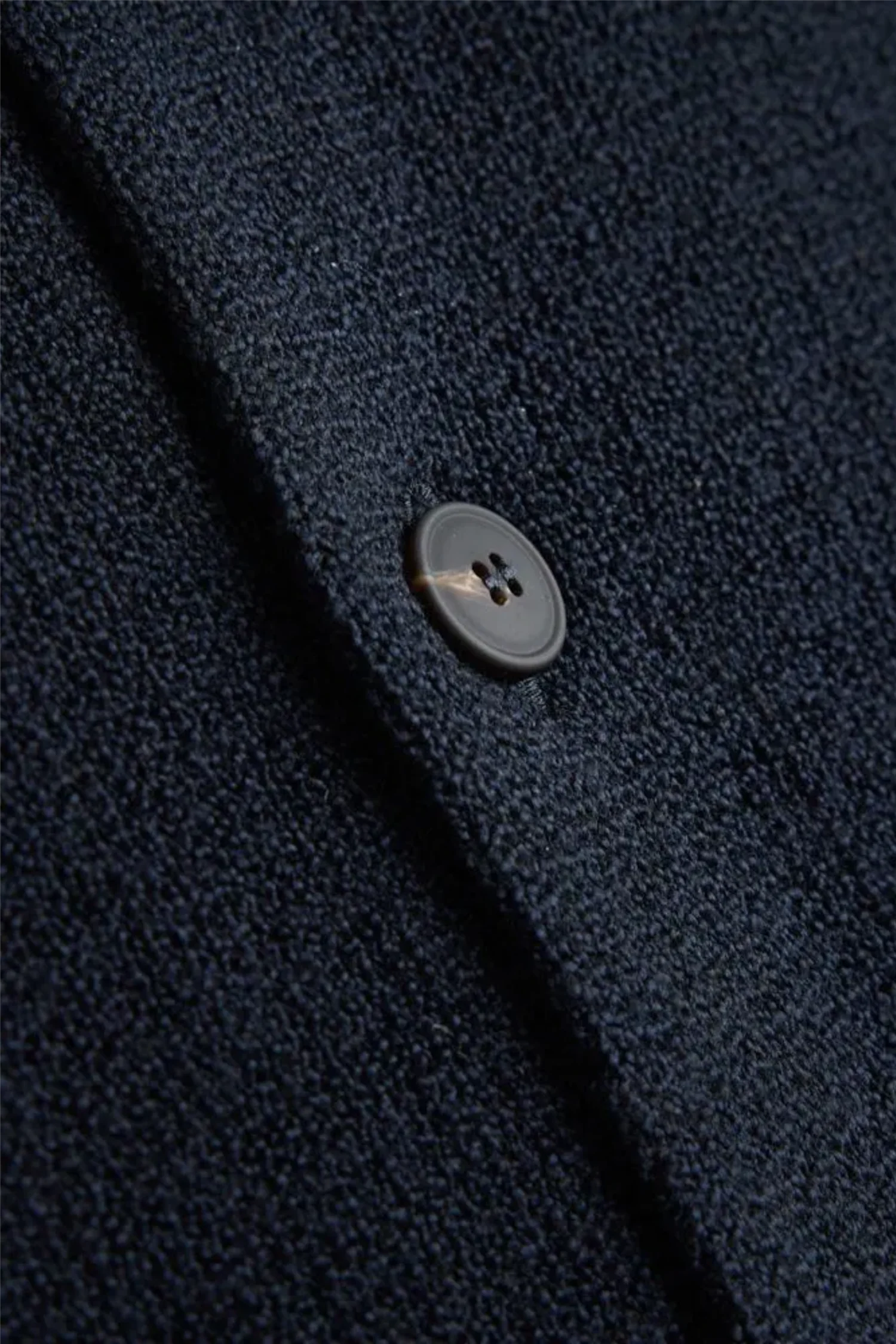 Cashmere/Cotton Cardigan Navy - Image 4