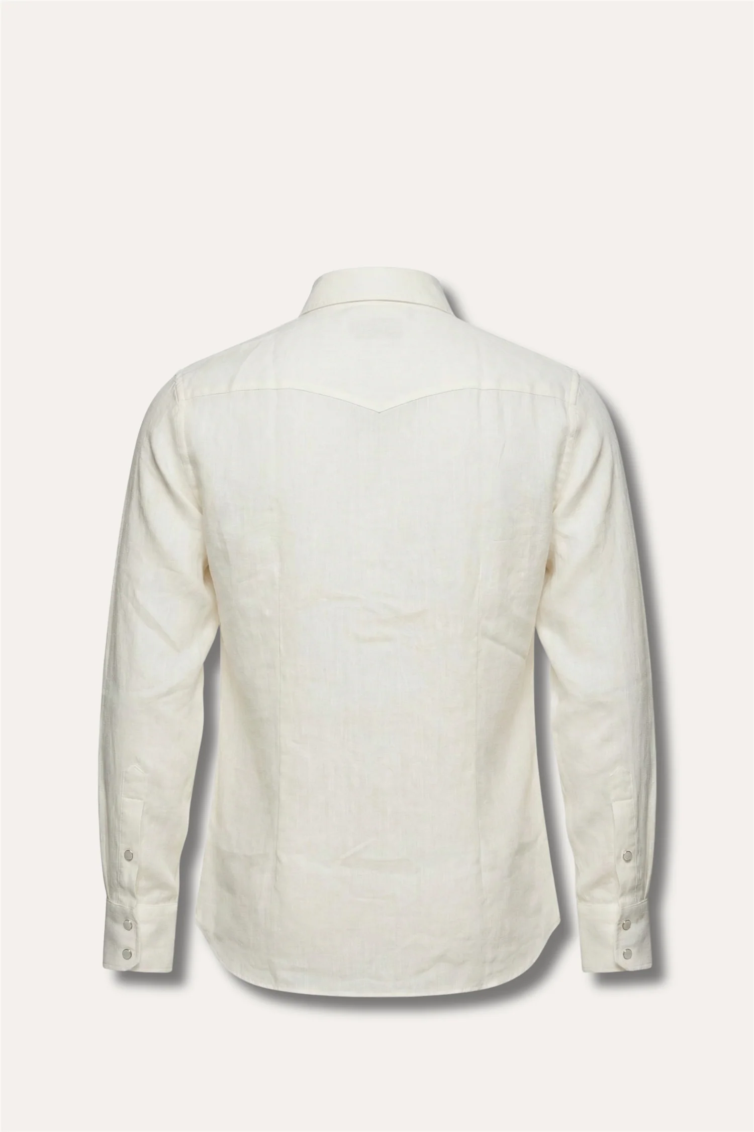 Dandylife Denim Western Shirt White - Image 2