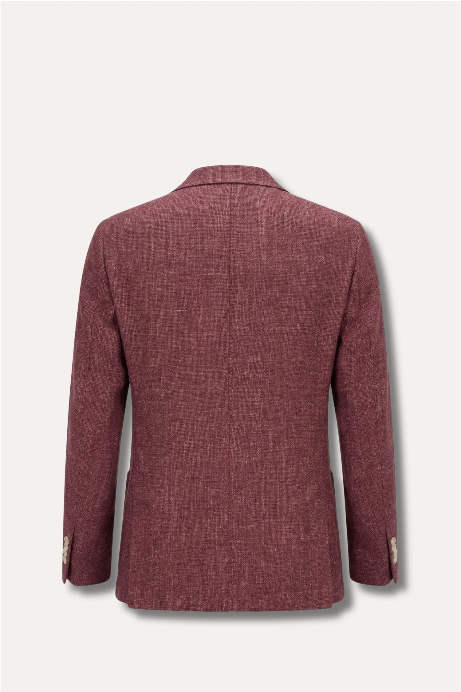 Wool/Silk Active Blazer Mono Bordeaux - Image 2