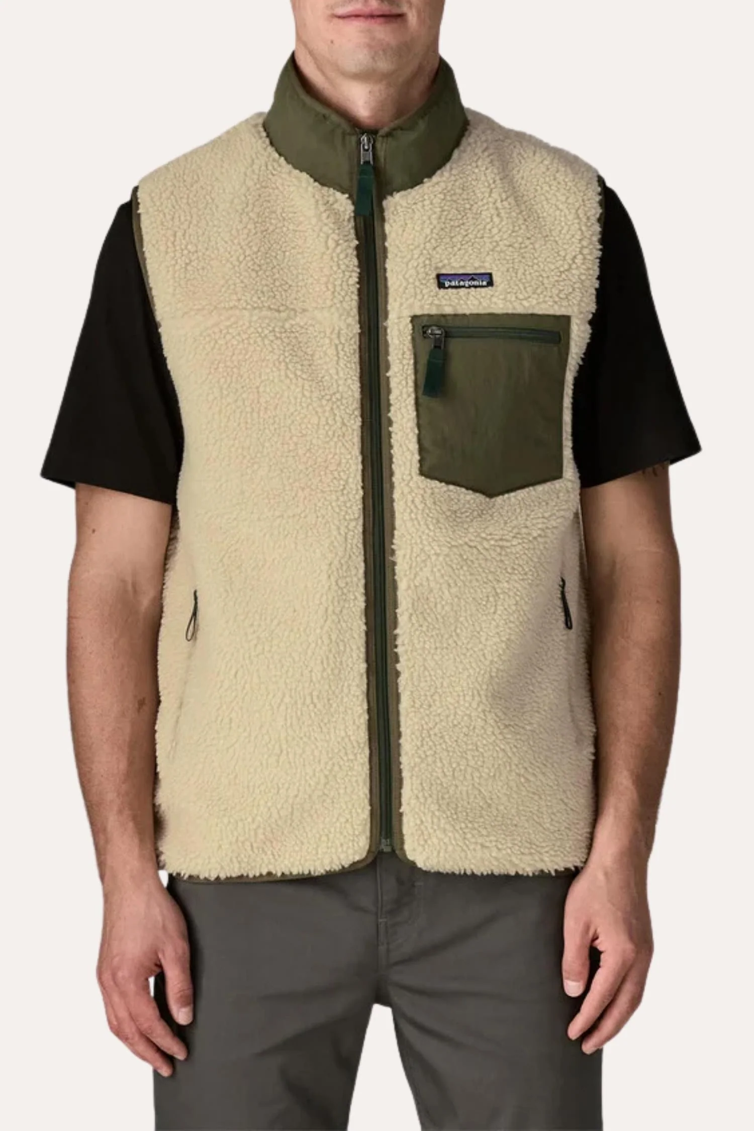 M Classic Retro-X Vest Dark Natural w/Basin Green - Image 2