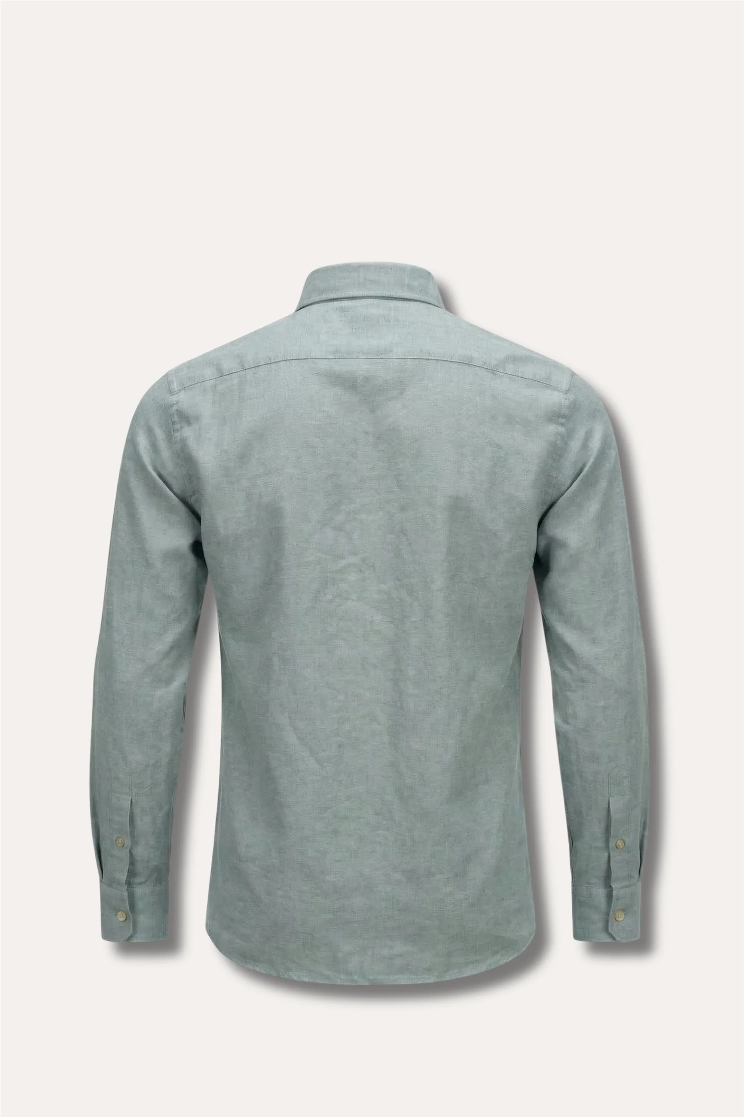 Linen Shirt Blue - Image 2