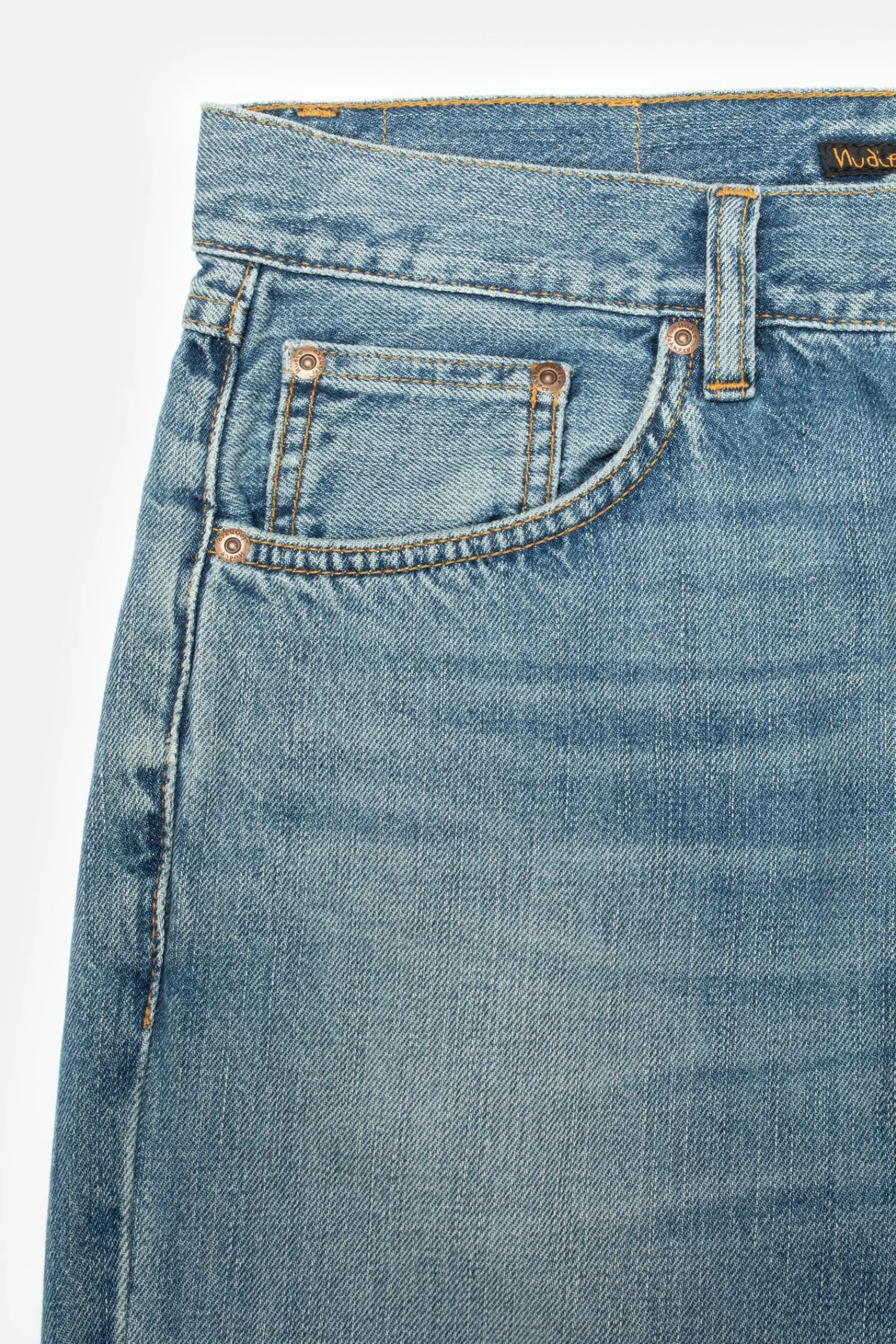 Gritty Jackson Straight Fit Jeans Cool Blue - Image 3