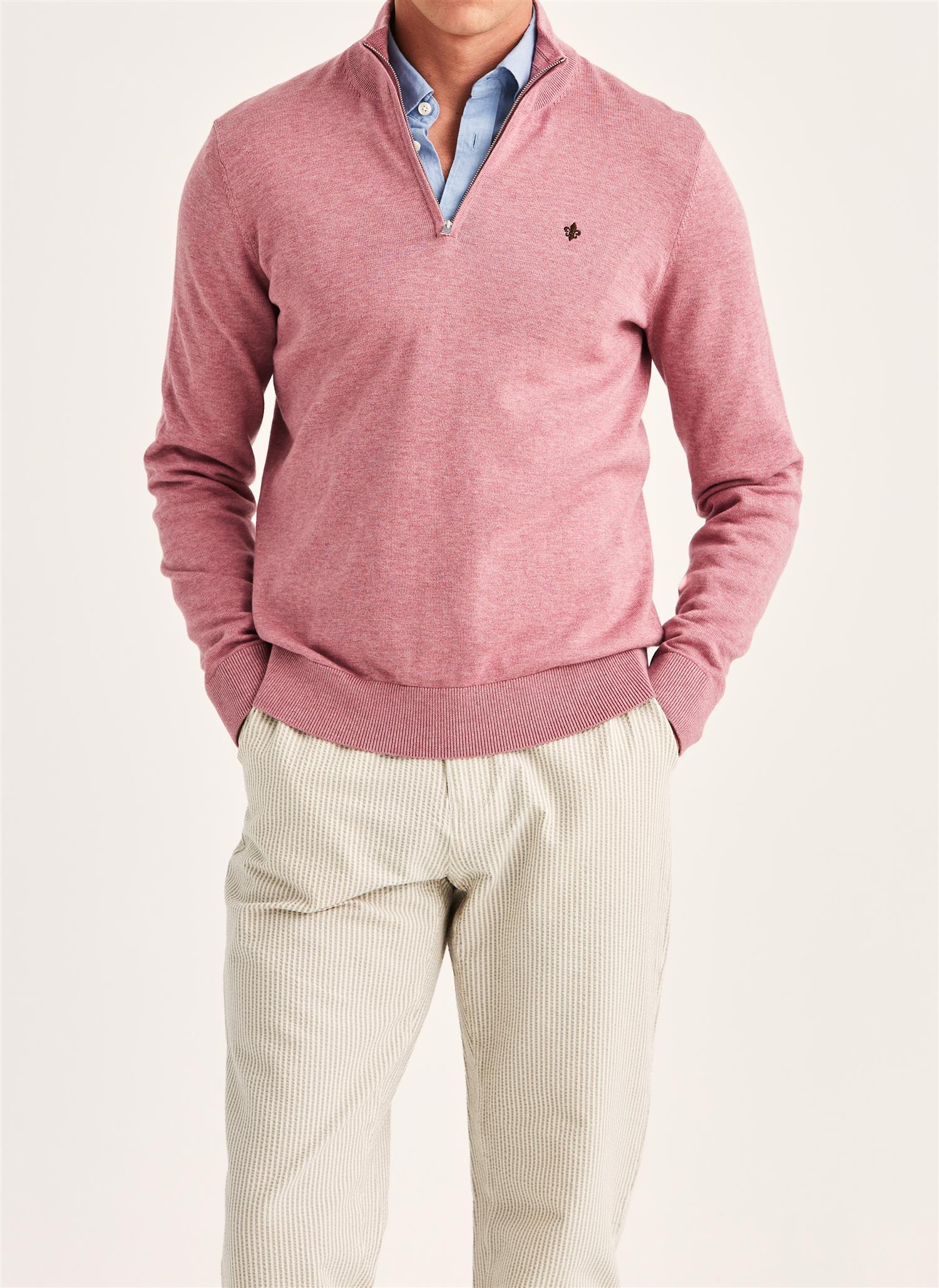 Riley Half Zip Pink - Image 5