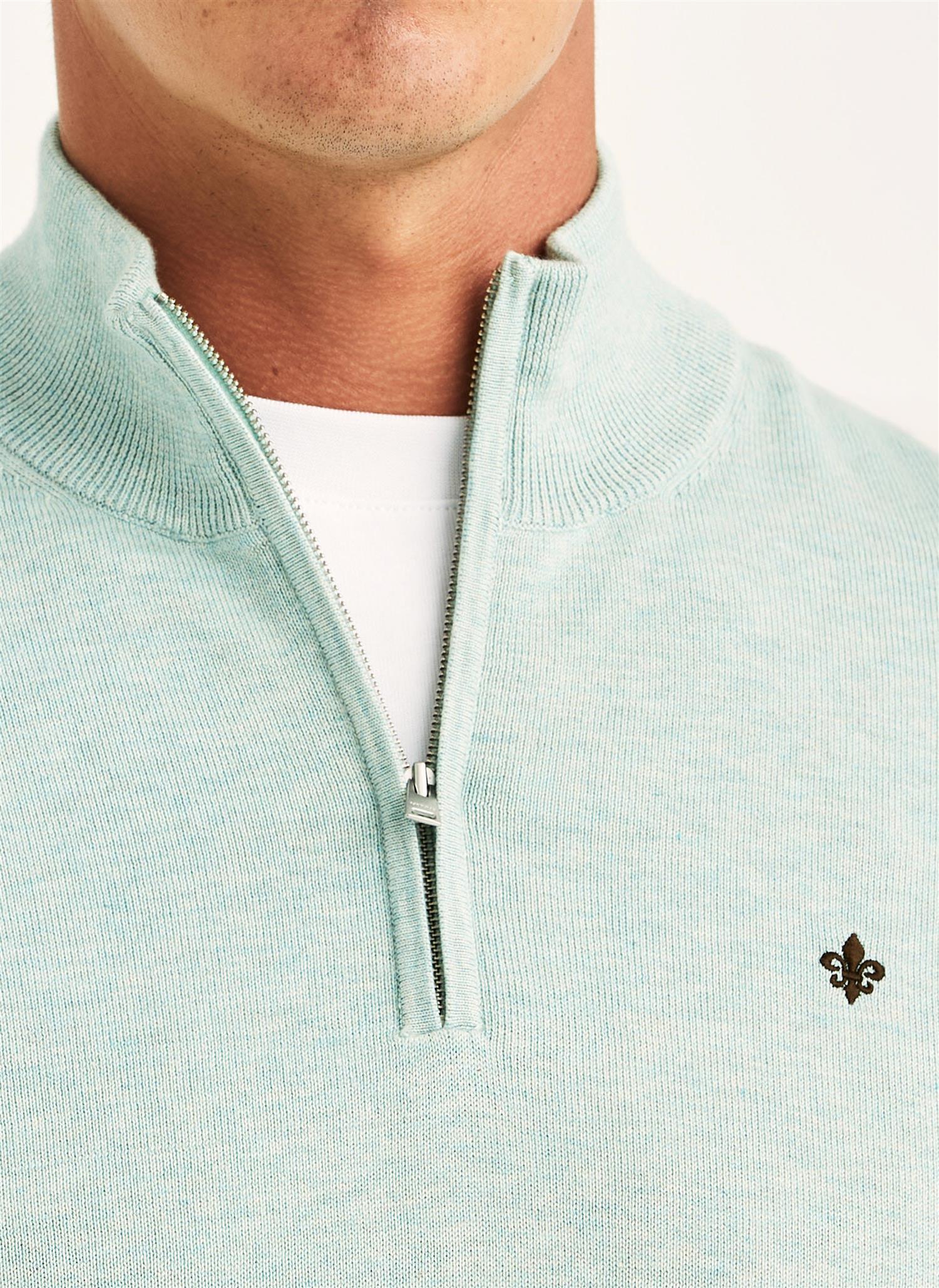 Riley Half Zip Green - Image 4